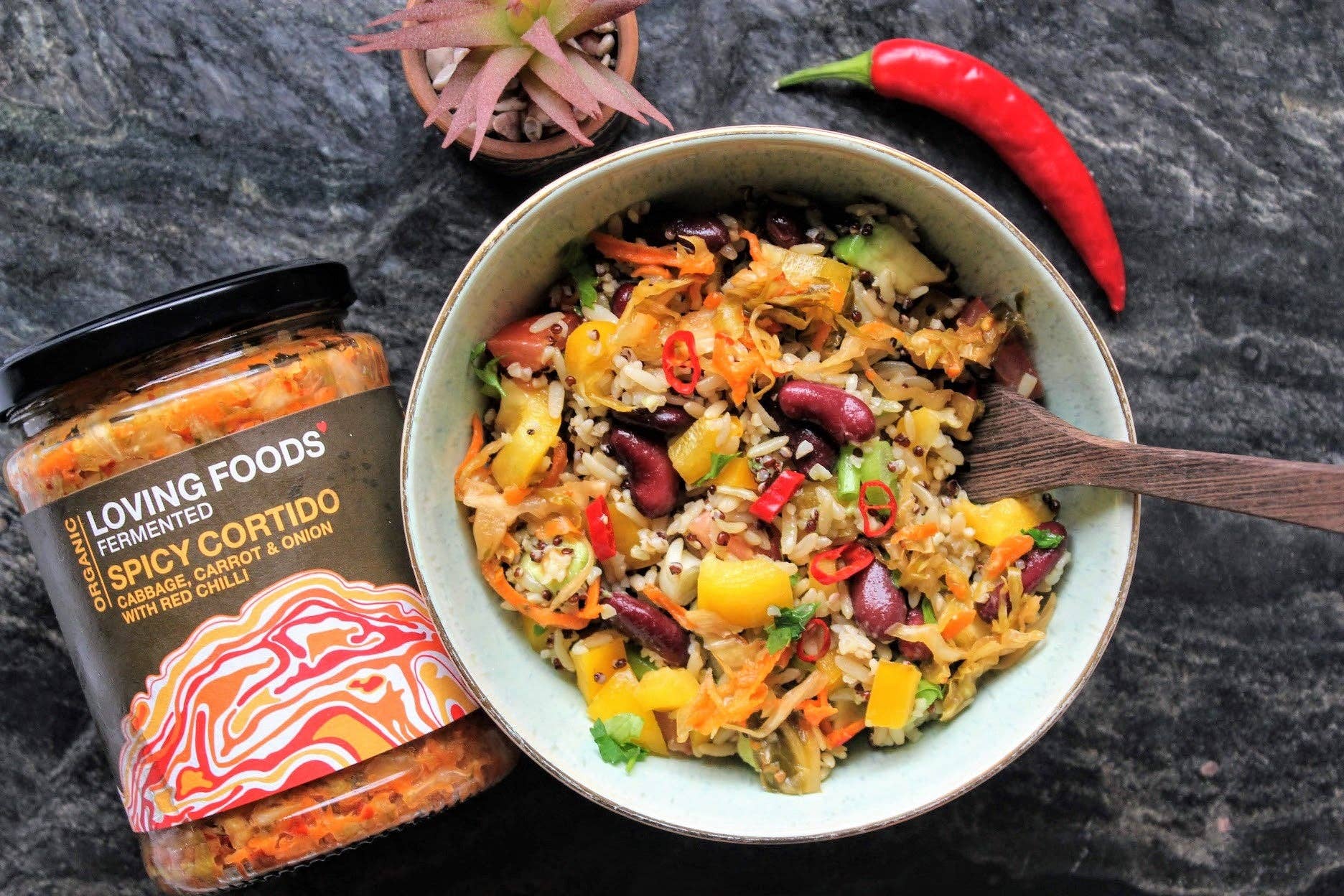 Organic Spicy Cortido Kraut – Unpasteurised Fermented Sauerkraut 475g – Live Cultures & Vegan - Image 5