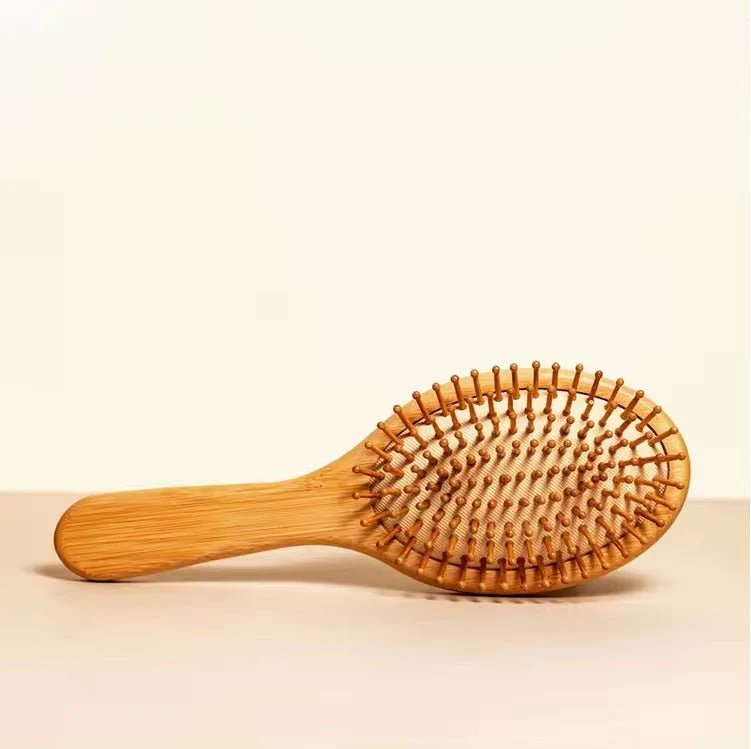 Oval Bamboo Hair Brush - Image 2