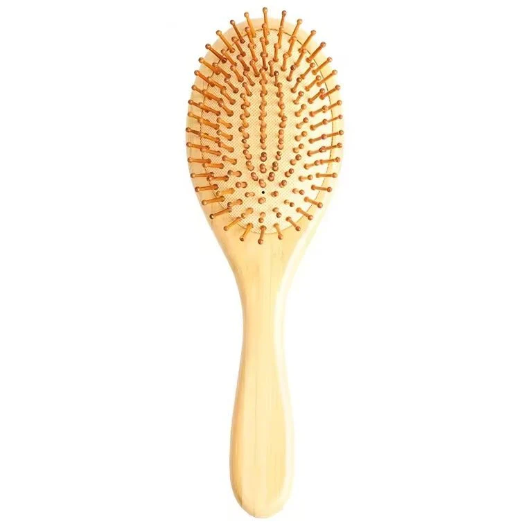 Oval Bamboo Hair Brush - Image 5