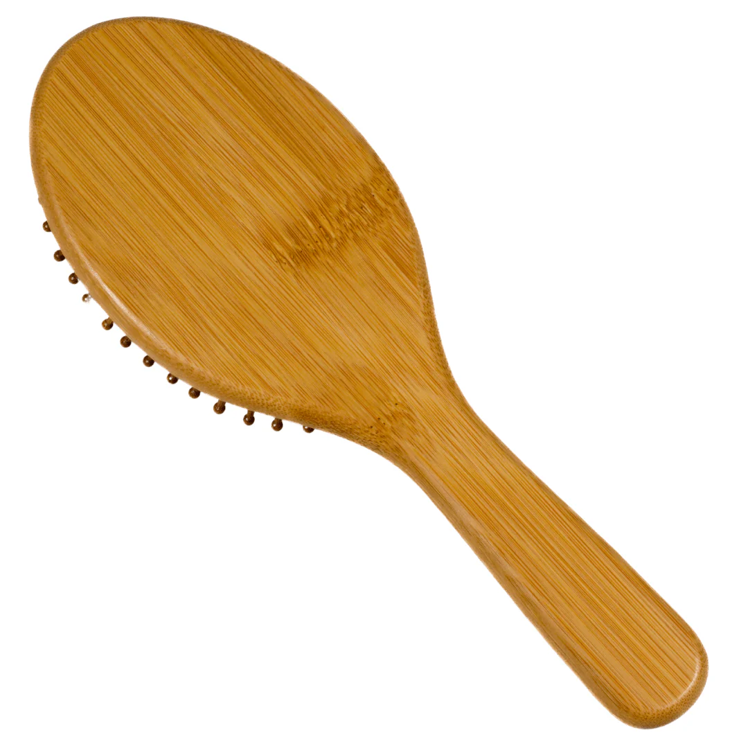 Oval Bamboo Hair Brush - Image 6