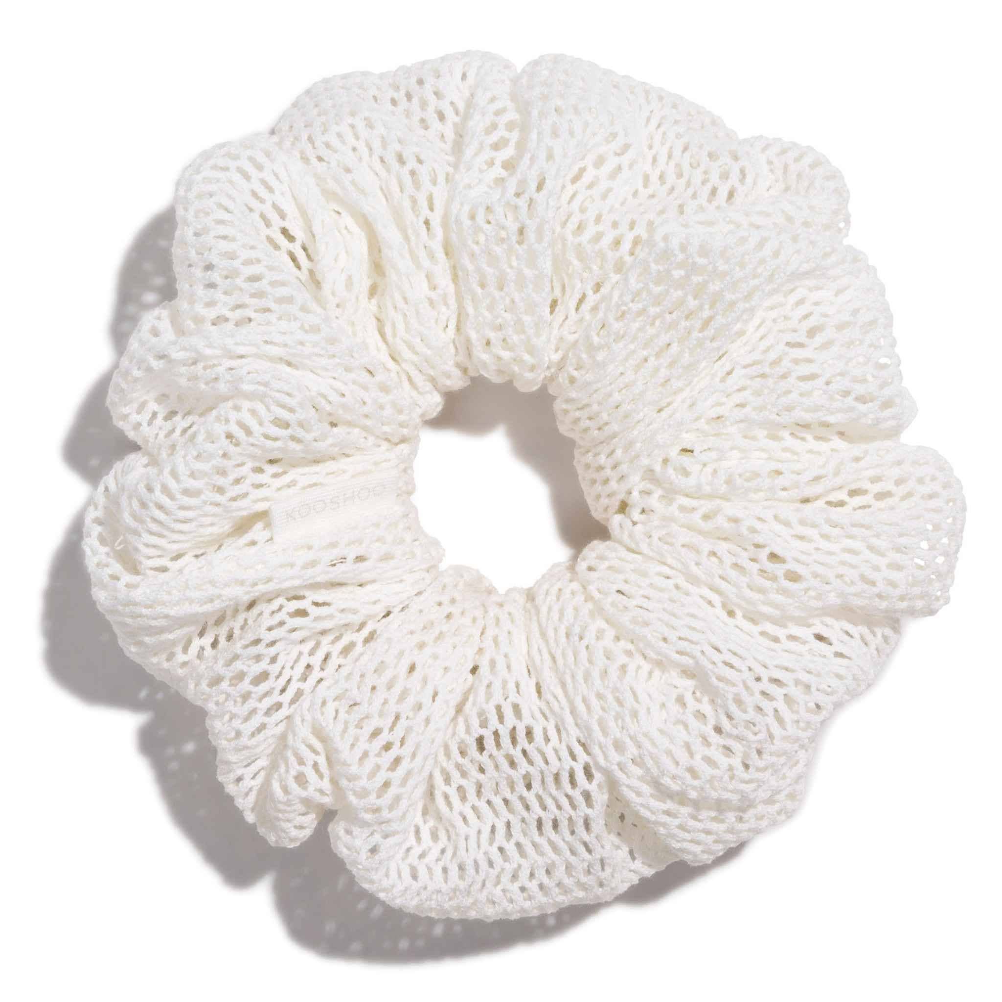 Oversized Plastic-Free Honeycomb Scrunchie – Organic Cotton - Image 6
