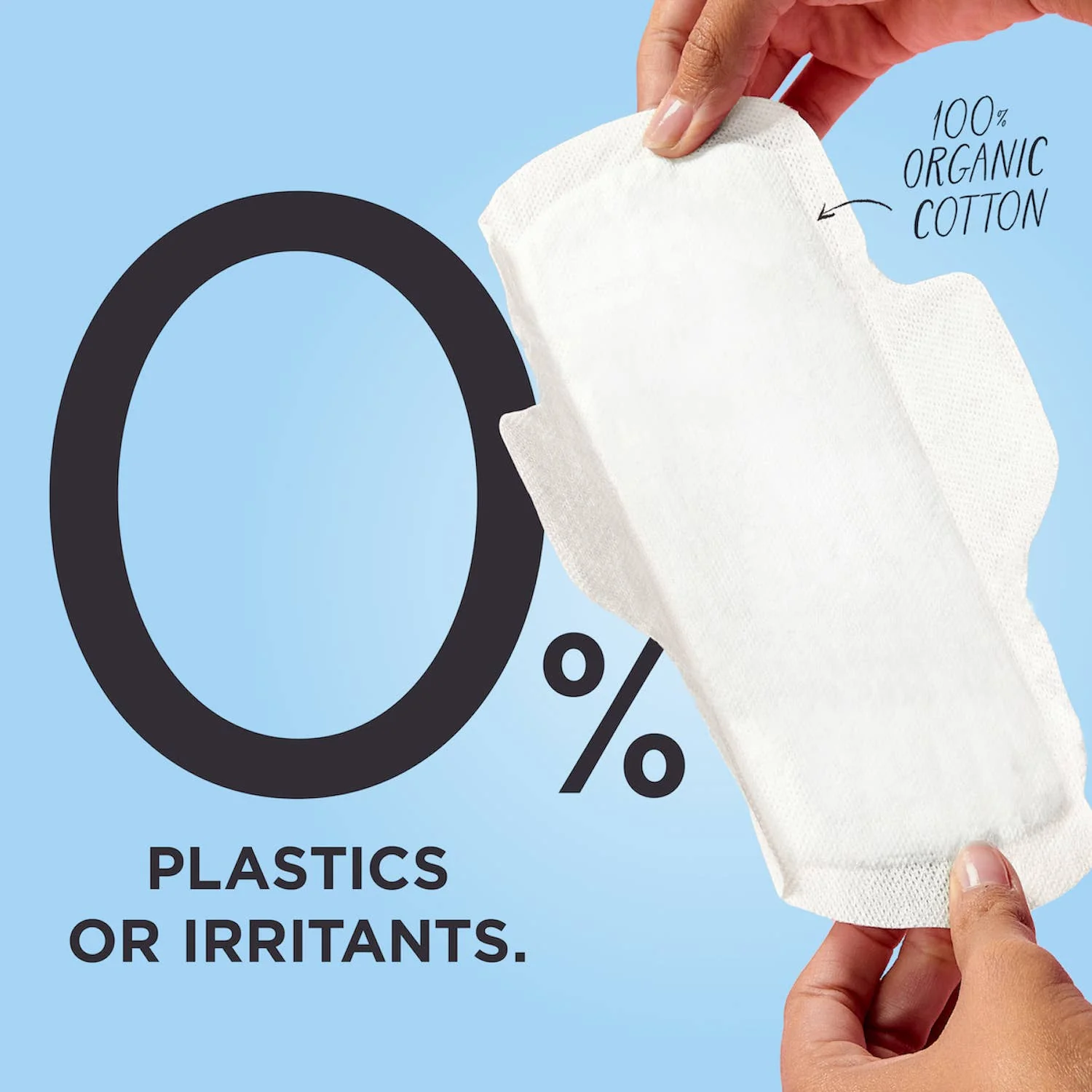 Pads with Wings | Heavy/Night (10 pack) | Plastic-free - Image 3