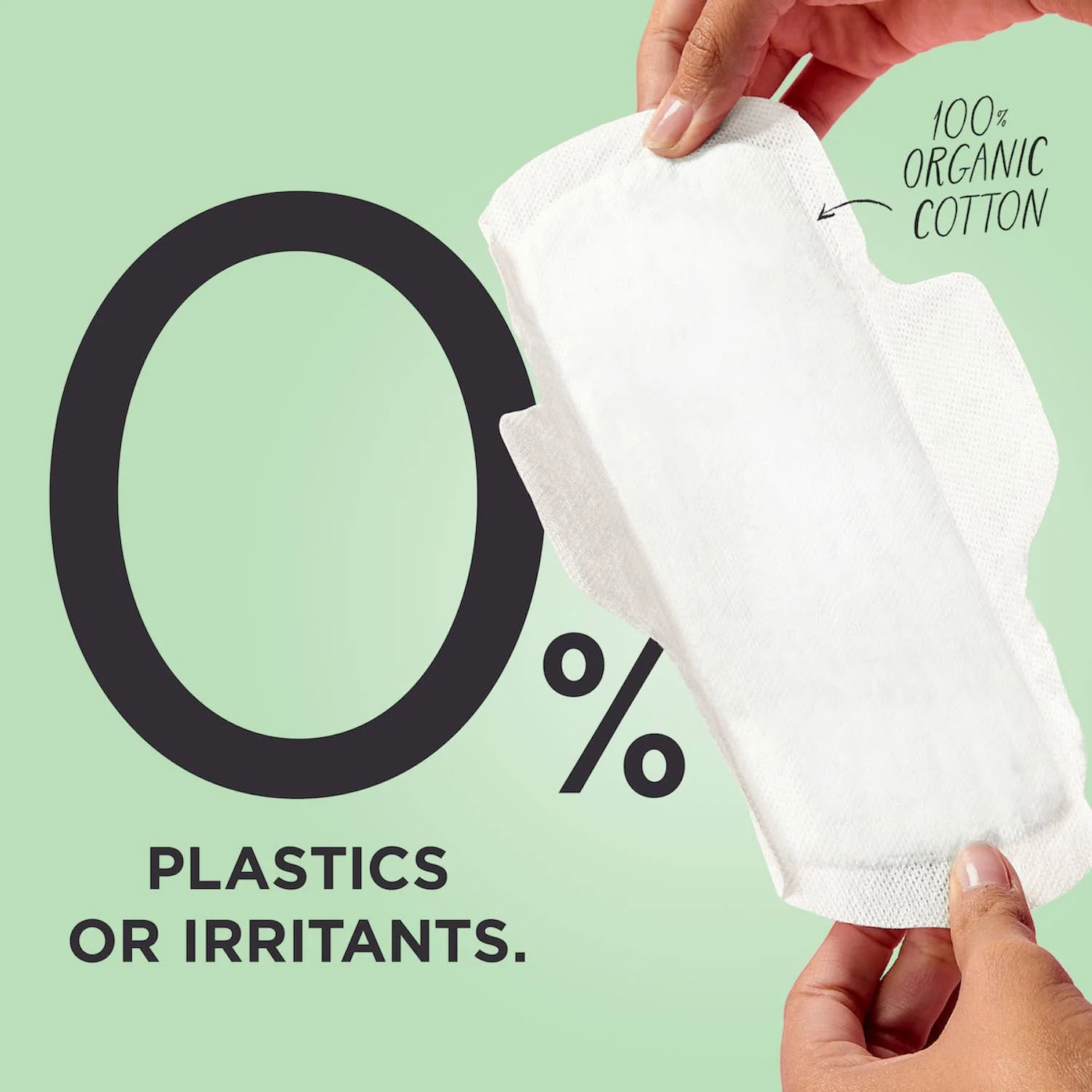 Pads with Wings | Medium/Day (10 pack) | Plastic-free| Vegan - Image 3