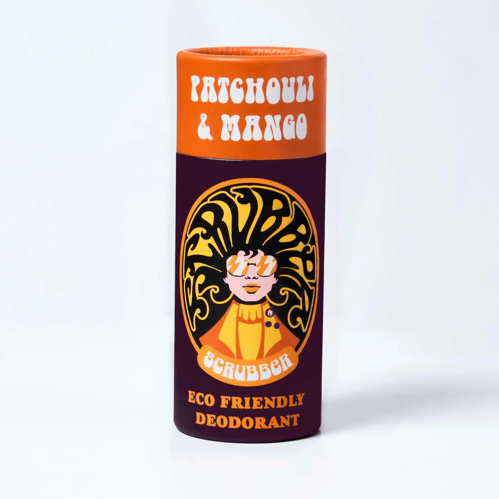 Patchouli & Mango Roll On Eco Friendly Deodorant, Plastic Free Extra Sensitive Anti Perspirant