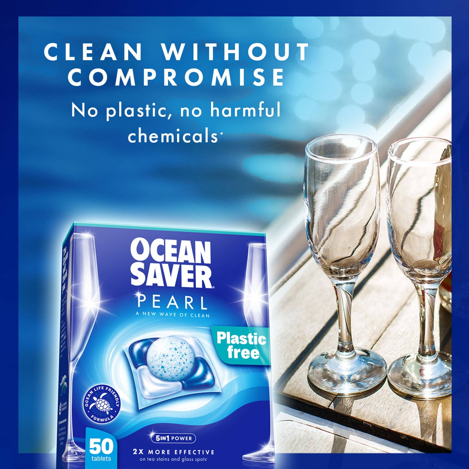 OceanSaver PEARL 5-in-1 Plastic-Free Dishwasher Tablets - Image 6