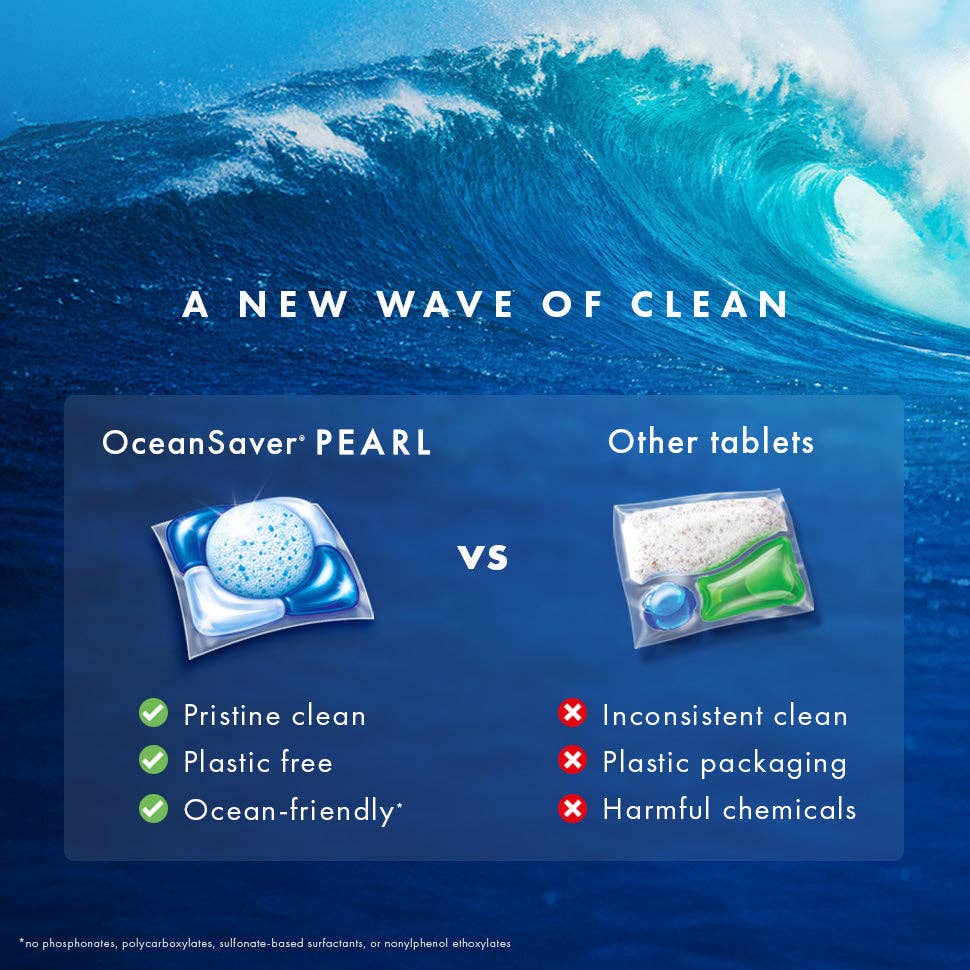 OceanSaver PEARL 5-in-1 Plastic-Free Dishwasher Tablets - Image 7