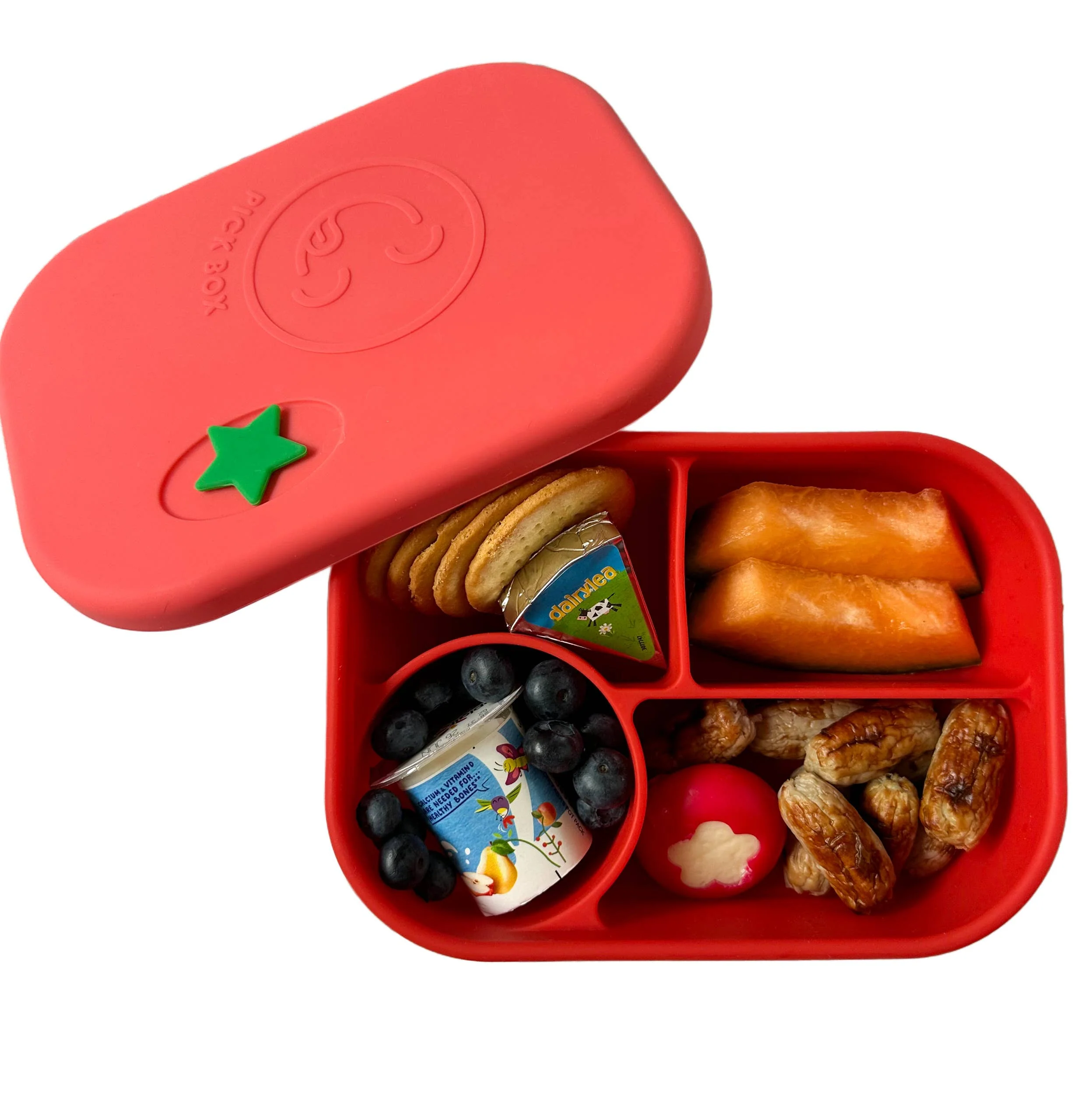 Pick Plates Pick Box Bento Silicone Lunch Box – 4 Compartment 750ml - Image 14
