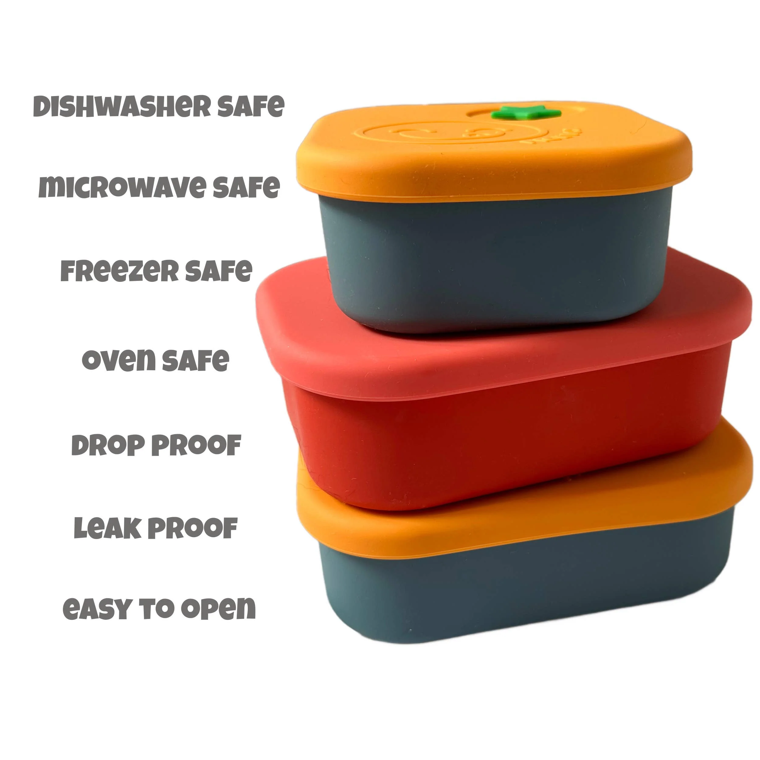 Pick Plates Pick Box Classic Silicone Lunch Box – 3 Compartment 750ml - Image 11