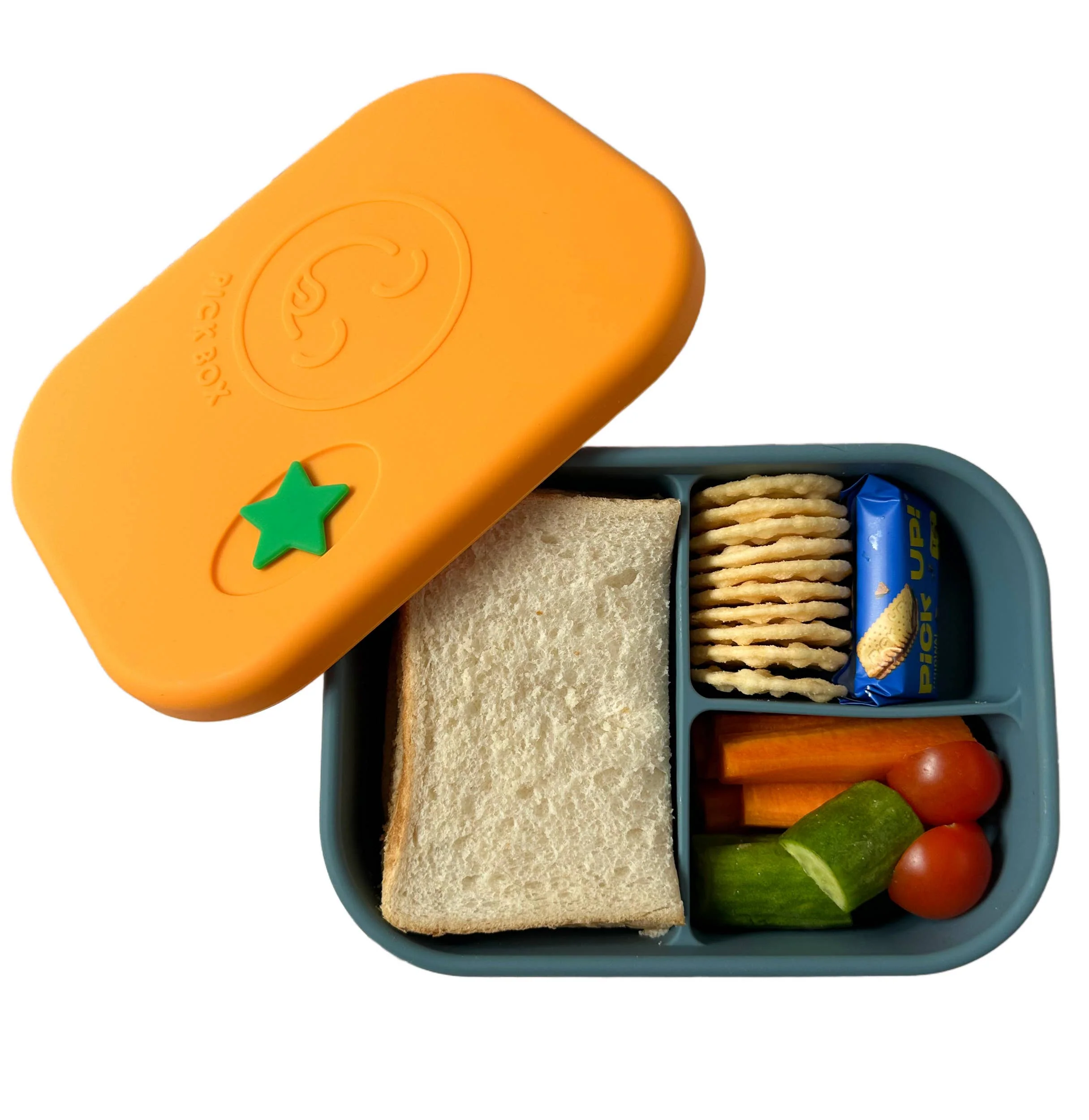 Pick Plates Pick Box Classic Silicone Lunch Box – 3 Compartment 750ml - Image 13