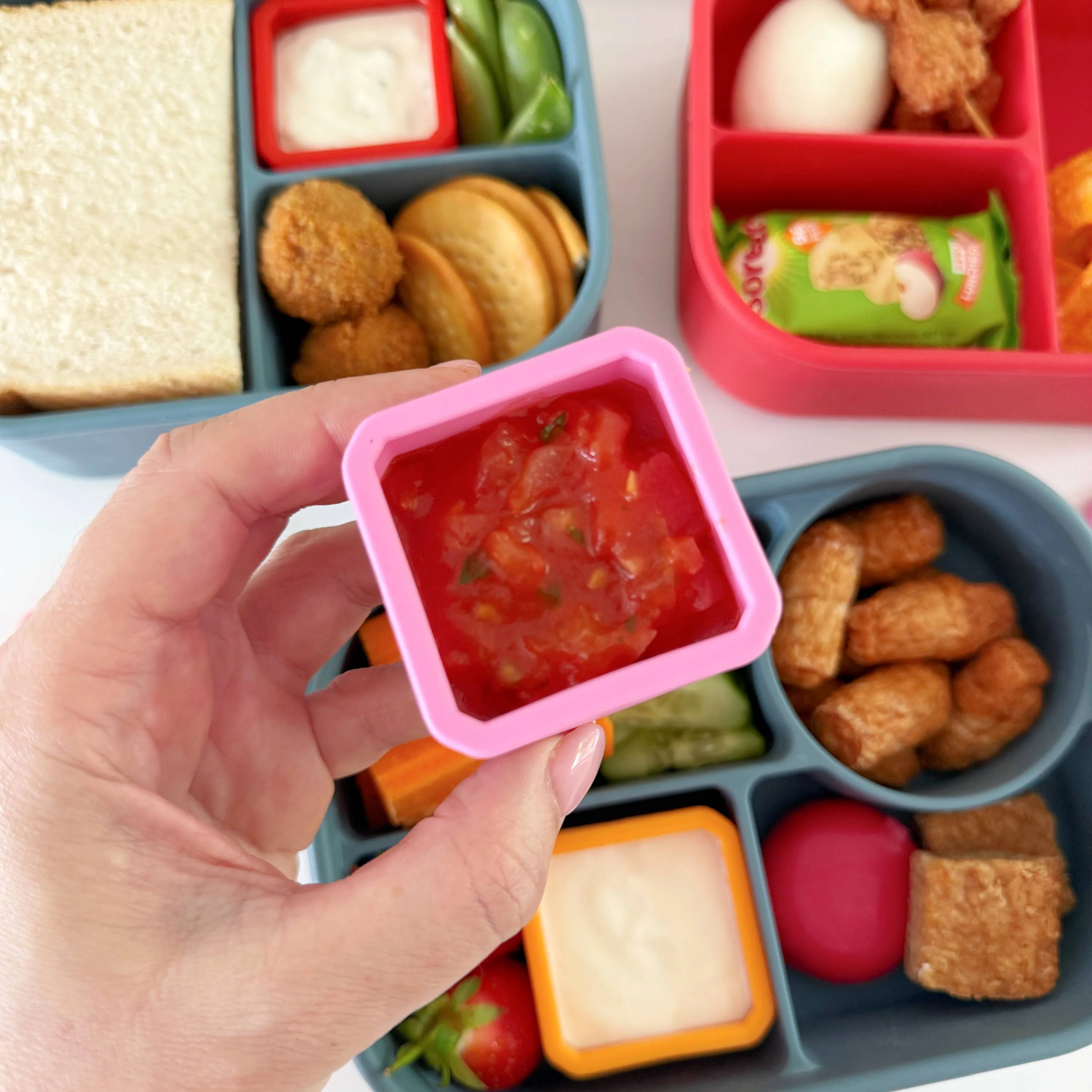 Pick Plates Pick & Dip Pots – Leakproof Silicone Dip Containers 3 Pack - Image 12