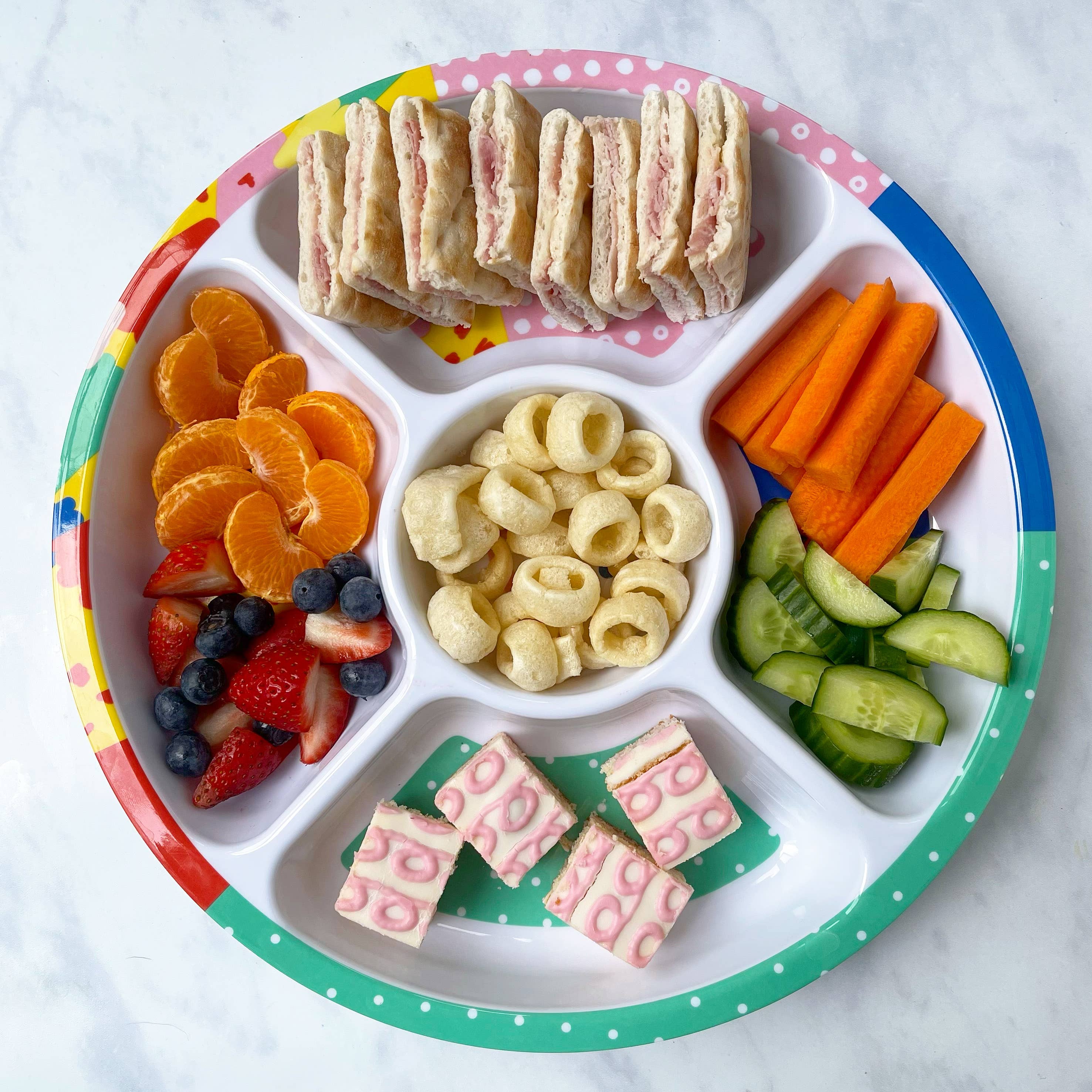 Pick Plates Biggie Divided Plate – 5 Compartment Kids Plate 29.5cm - Image 5