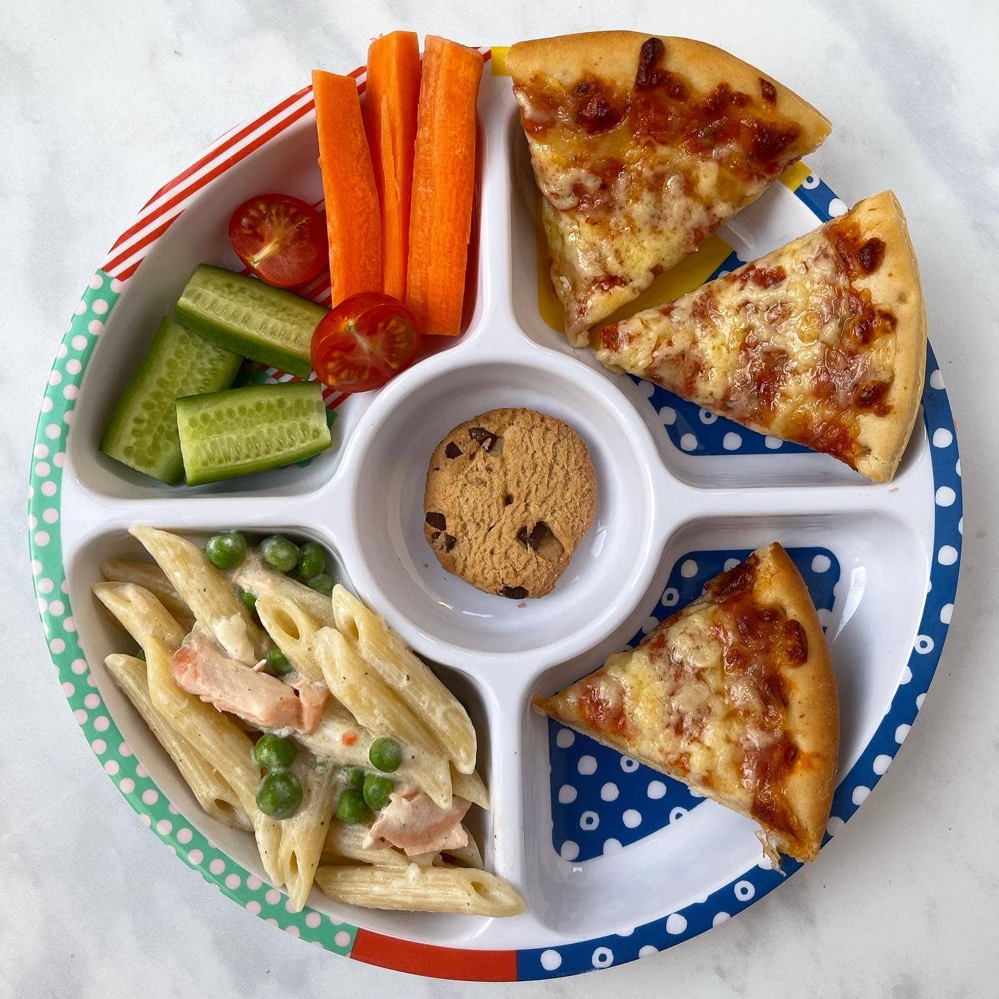 Pick Plates Midi Divided Plate – 5 Compartment Kids Plate 23cm - Image 4