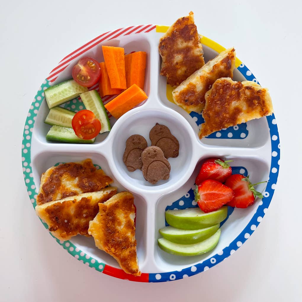 Pick Plates Midi Divided Plate – 5 Compartment Kids Plate 23cm - Image 5