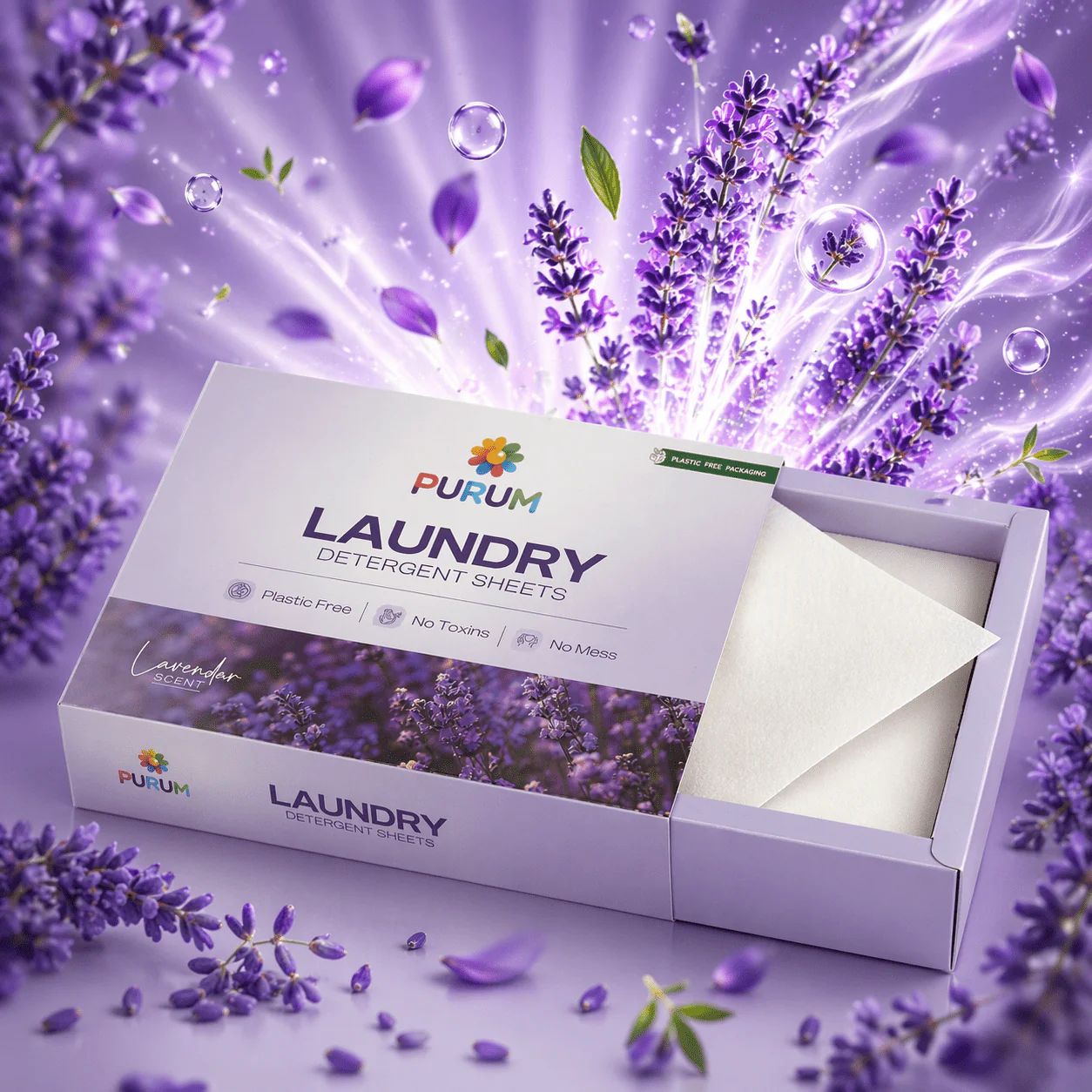 Purum Laundry Sheets - 64 Pack - Image 3