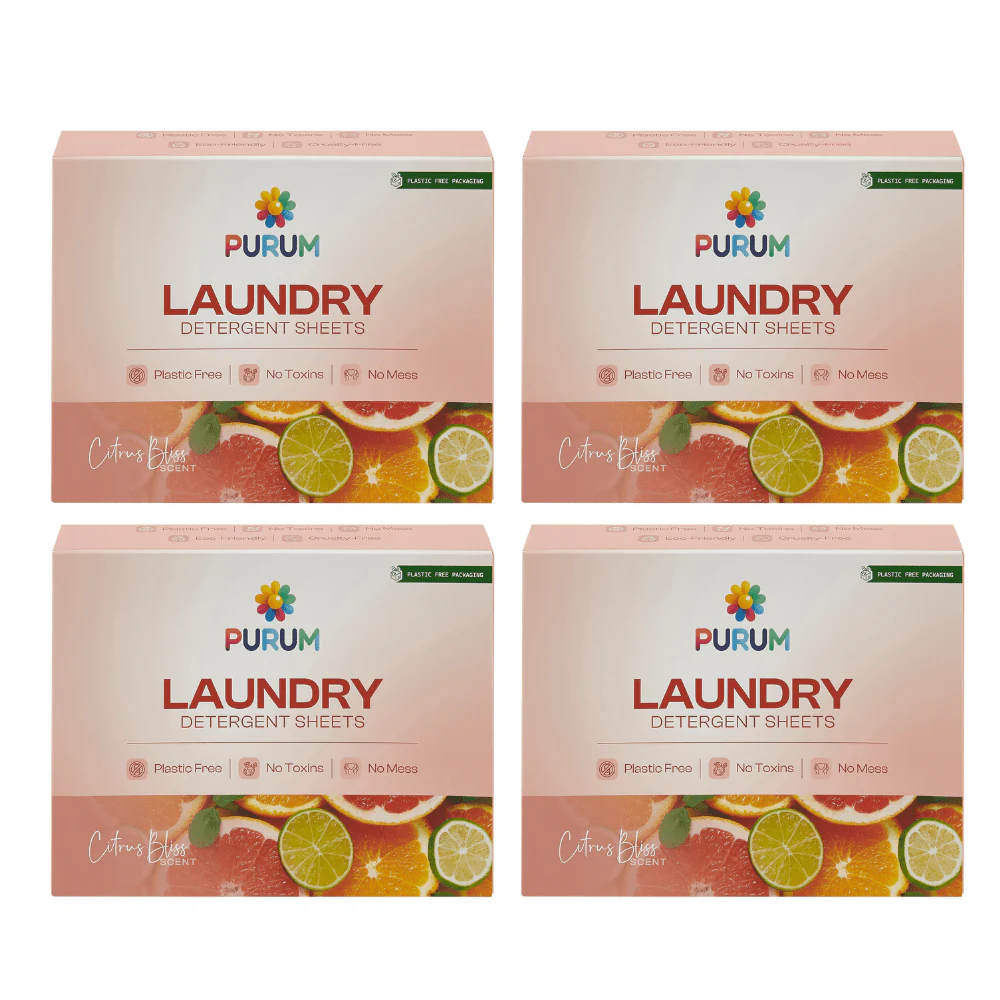 Purum Laundry Sheets 64 Pack - 4 Pack Bundle - Image 12