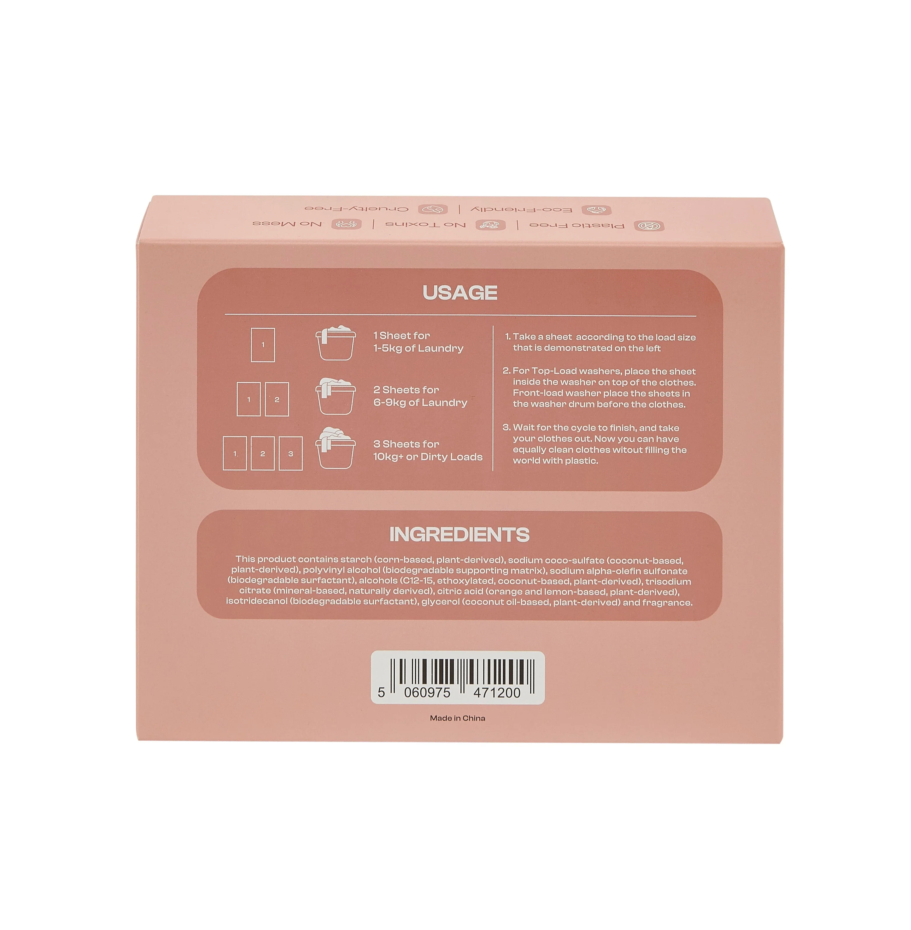 Purum Laundry Sheets 64 Pack - 4 Pack Bundle - Image 3