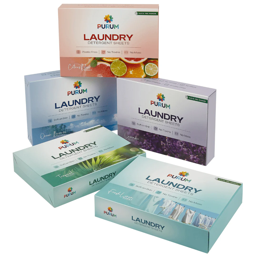 Purum Laundry Sheets 64 Pack - 4 Pack Bundle - Image 2