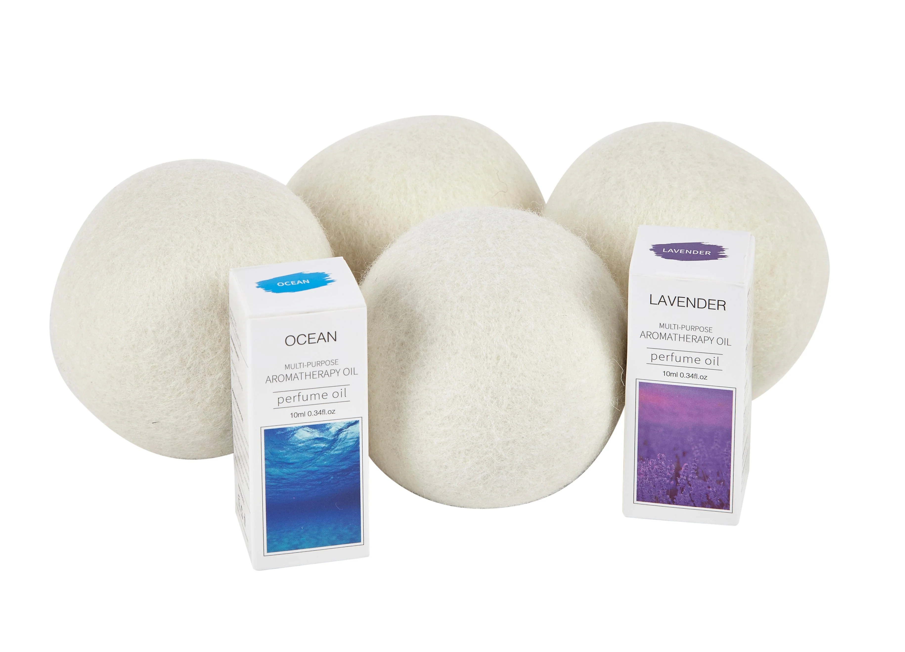 Organic Wool Dryer Balls With Scented Essential Oils - Image 4