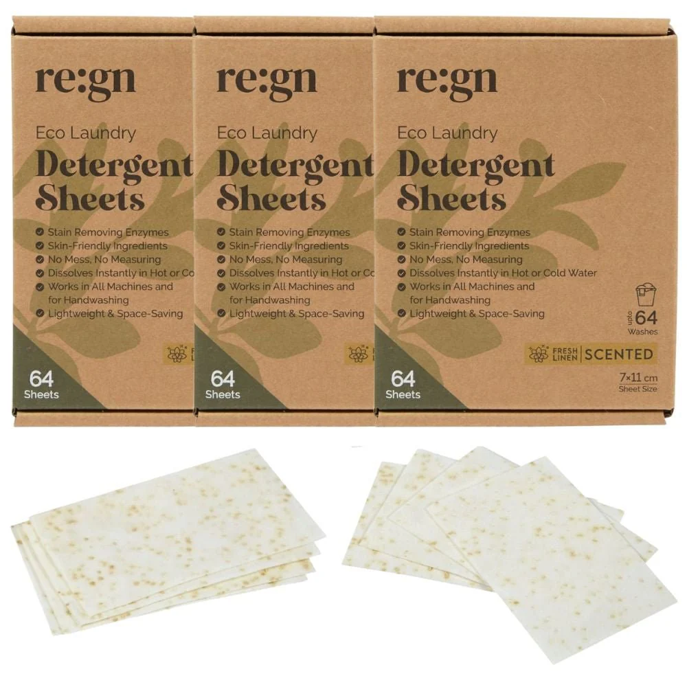 Re:gn Bio Laundry Detergent Sheets – Enzyme-Powered Stain Removing Formula | 192 Sheets - Image 3