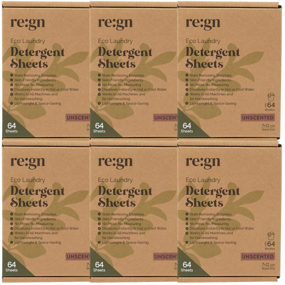 Re:gn Bio Laundry Detergent Sheets – Enzyme-Powered Stain Removing Formula | 384 Sheets - Image 3