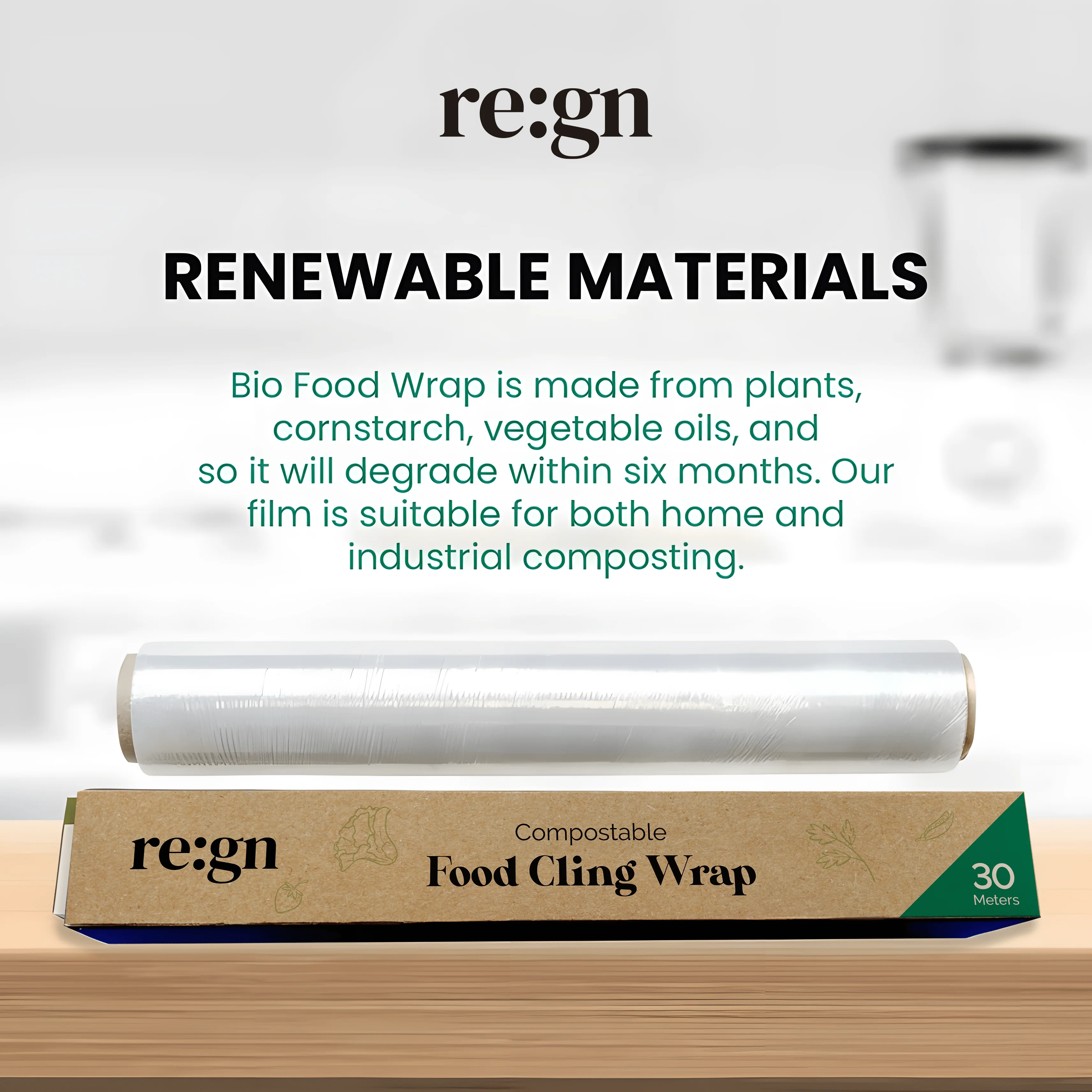 Biodegradable Cling Wrap (Cling Film) | 30M - Image 4