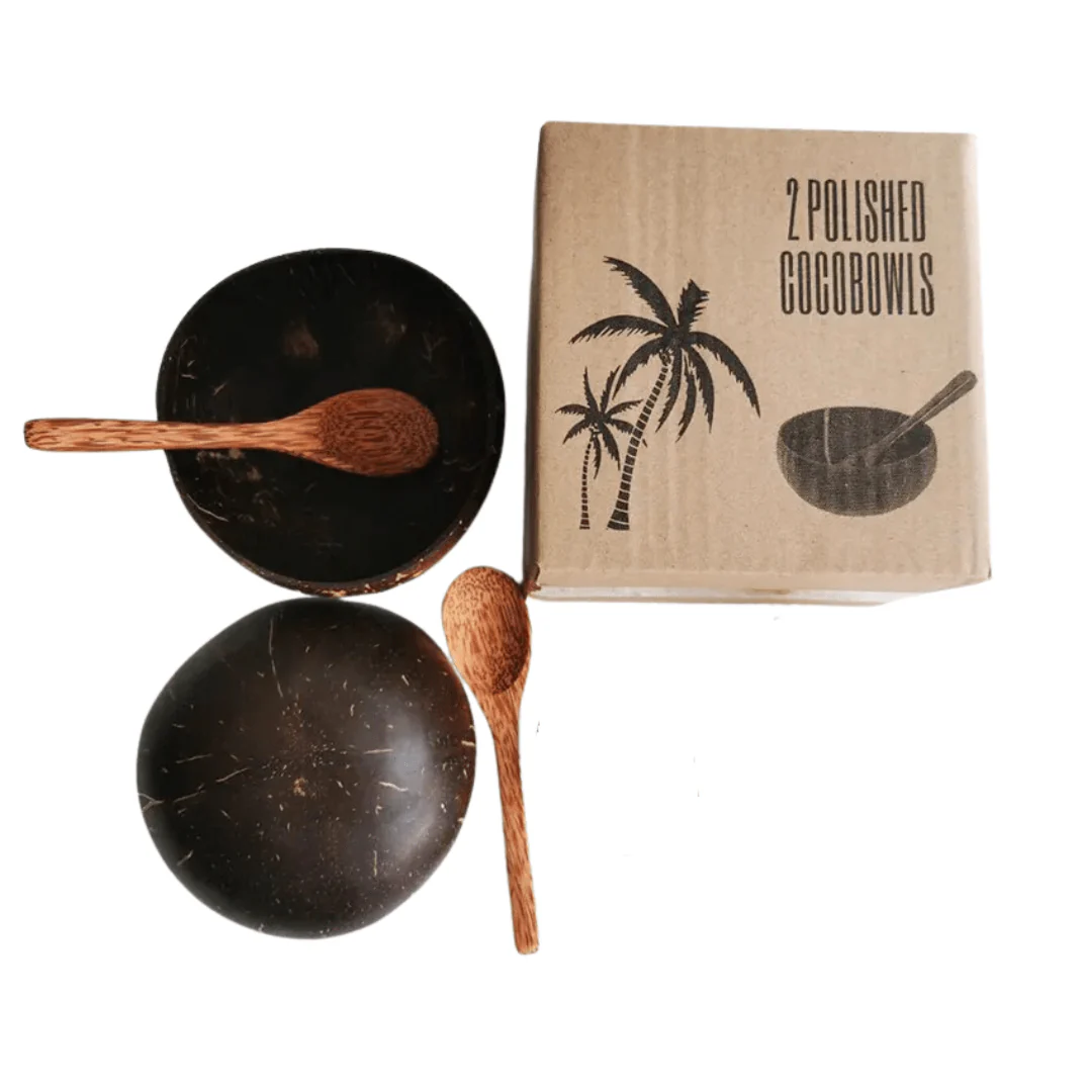 Coconut Bowl & Spoon Set of 2 - Image 5