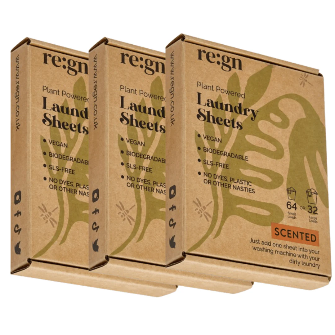 Re:gn Laundry Detergent Sheets | Plastic-Free, Eco-Friendly Washing | 192 Sheets - Image 2