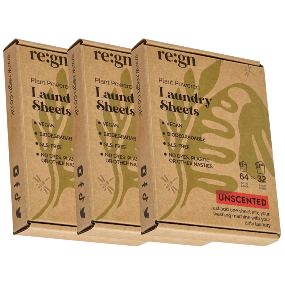 Re:gn Laundry Detergent Sheets | Plastic-Free, Eco-Friendly Washing | 192 Sheets - Image 3