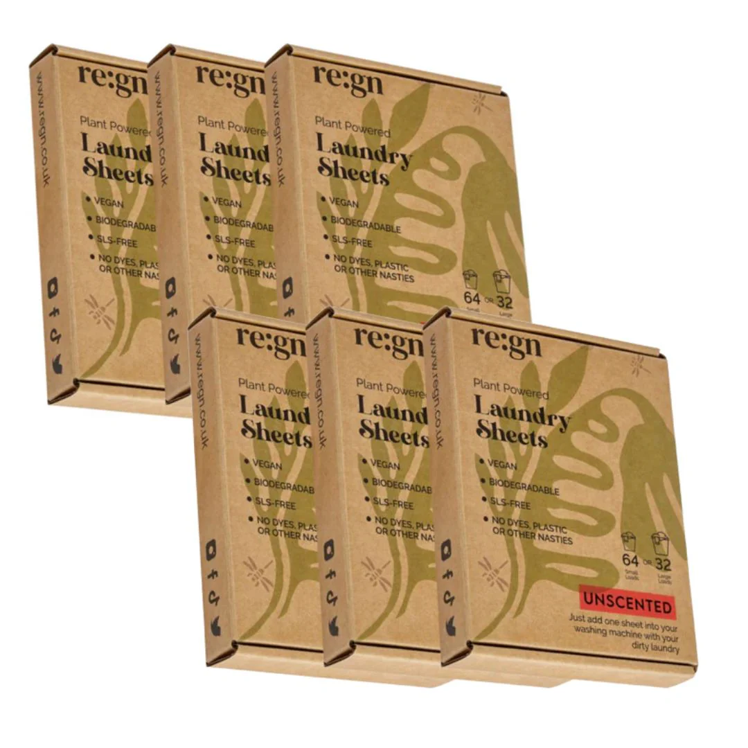 Re:gn Laundry Detergent Sheets | Plastic-Free, Eco-Friendly Washing | 384 Sheets - Image 3