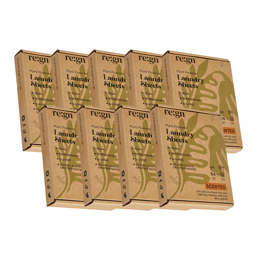 Re:gn Laundry Detergent Sheets | Plastic-Free, Eco-Friendly Washing | 576 Sheets | 1 Year Supply - Image 2
