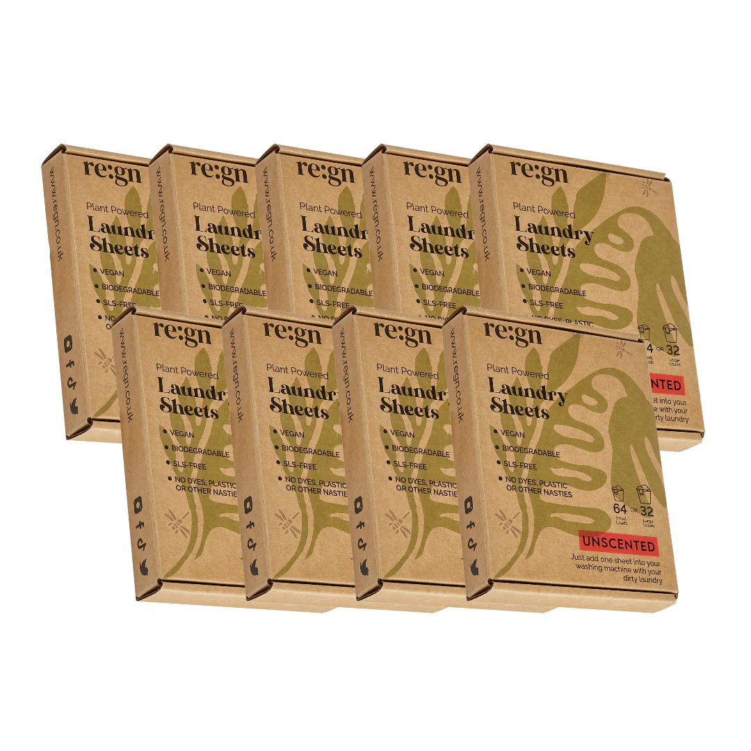 Re:gn Laundry Detergent Sheets | Plastic-Free, Eco-Friendly Washing | 576 Sheets | 1 Year Supply - Image 3