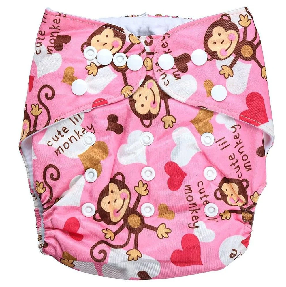 Reusable Baby Cloth Nappies With Insert - Choice of 11 Designs - Image 4