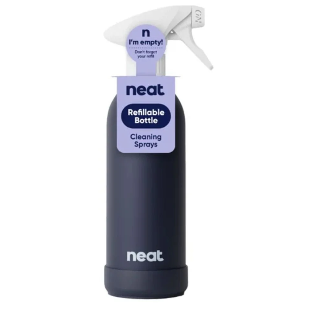 Neat Refillable Cleaning Spray Bottle – Recycled Aluminium, 470ml (Stone, Midnight, Sage) - Image 5