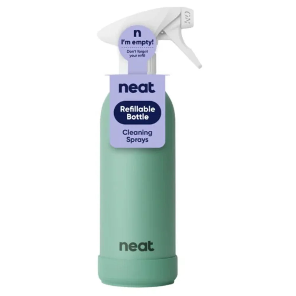 Neat Refillable Cleaning Spray Bottle – Recycled Aluminium, 470ml (Stone, Midnight, Sage) - Image 6