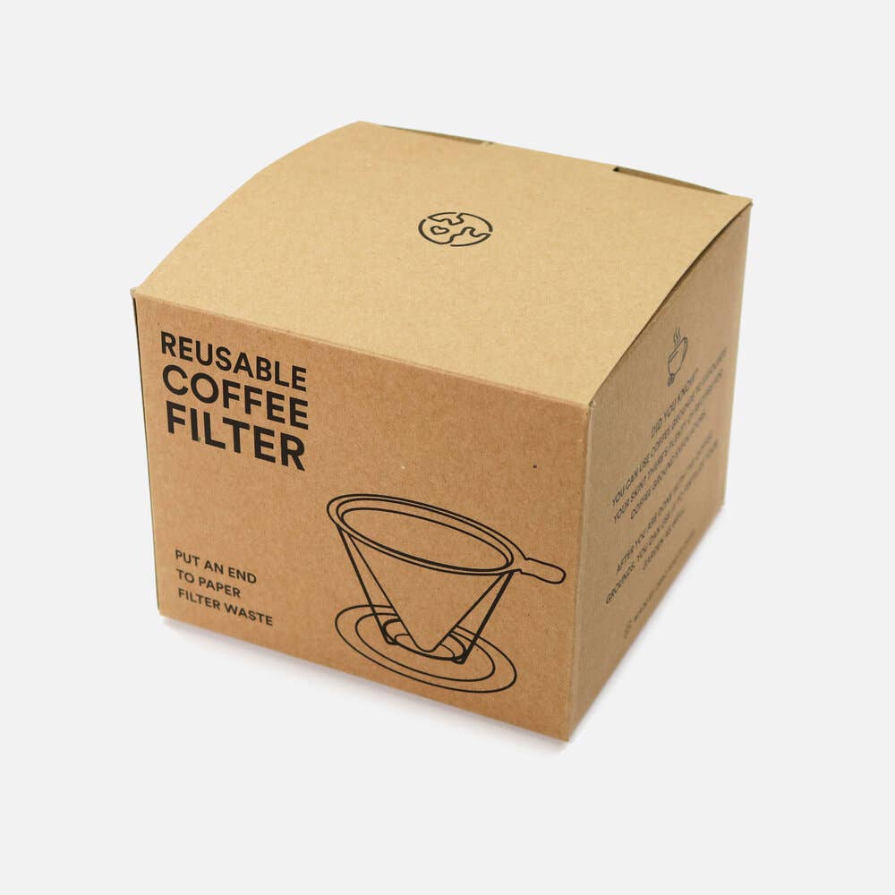 Zero Waste Club Reusable Stainless Steel Coffee Filter - Eco-Friendly & Durable - Image 2