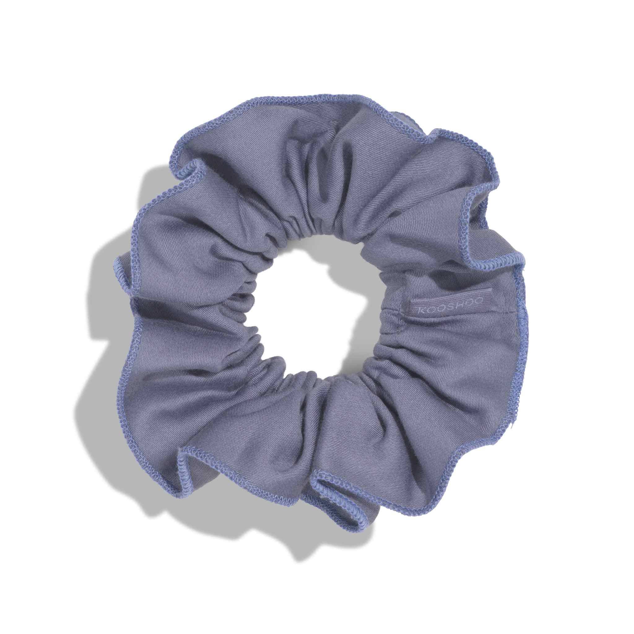 Ruched Organic Satin Scrunchie – Plastic-Free Hair Accessory - Image 6