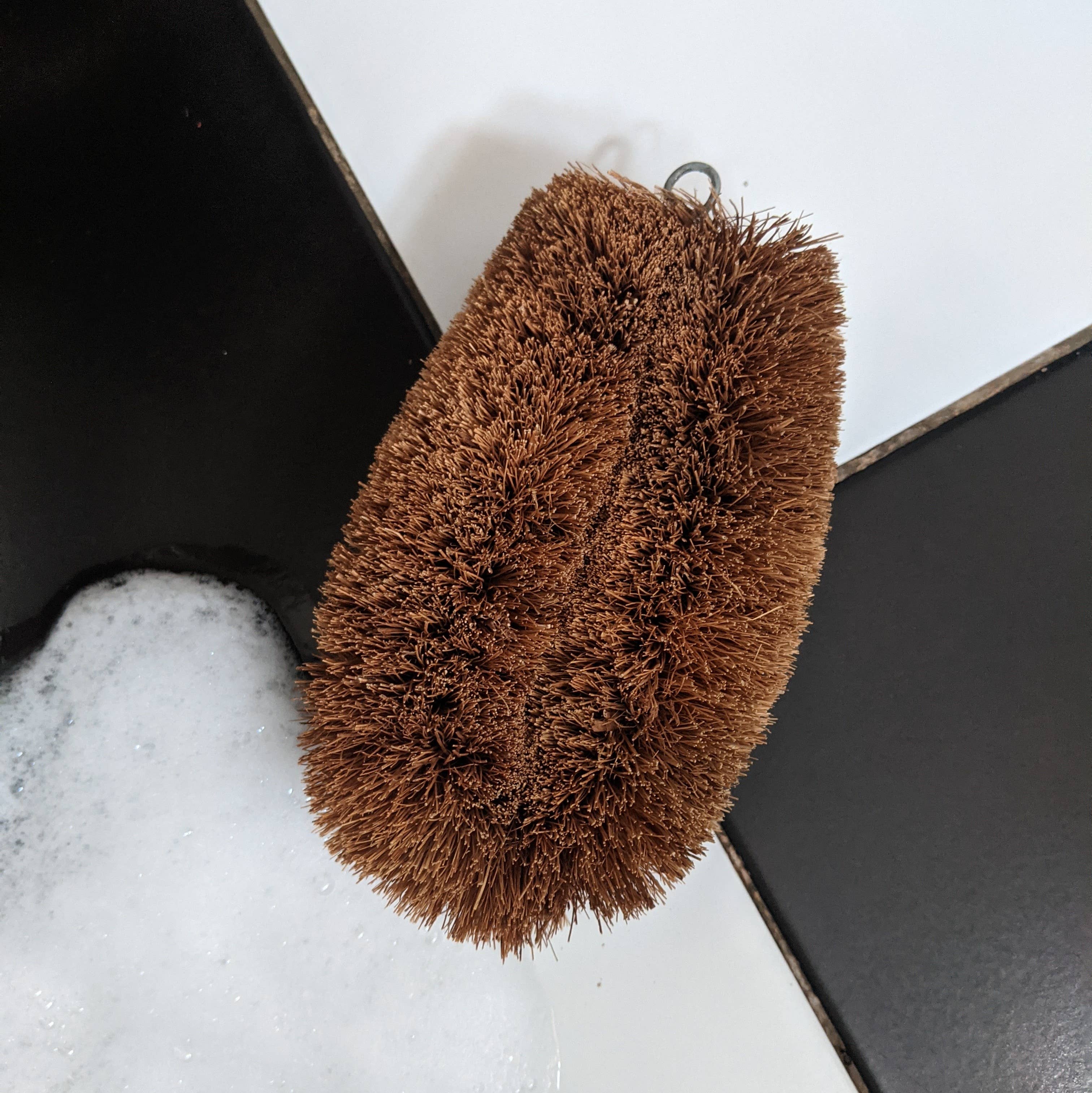 LoofCo Coconut Coir Scrubbing Brush – Eco-Friendly Household & Garden Cleaner - Image 2