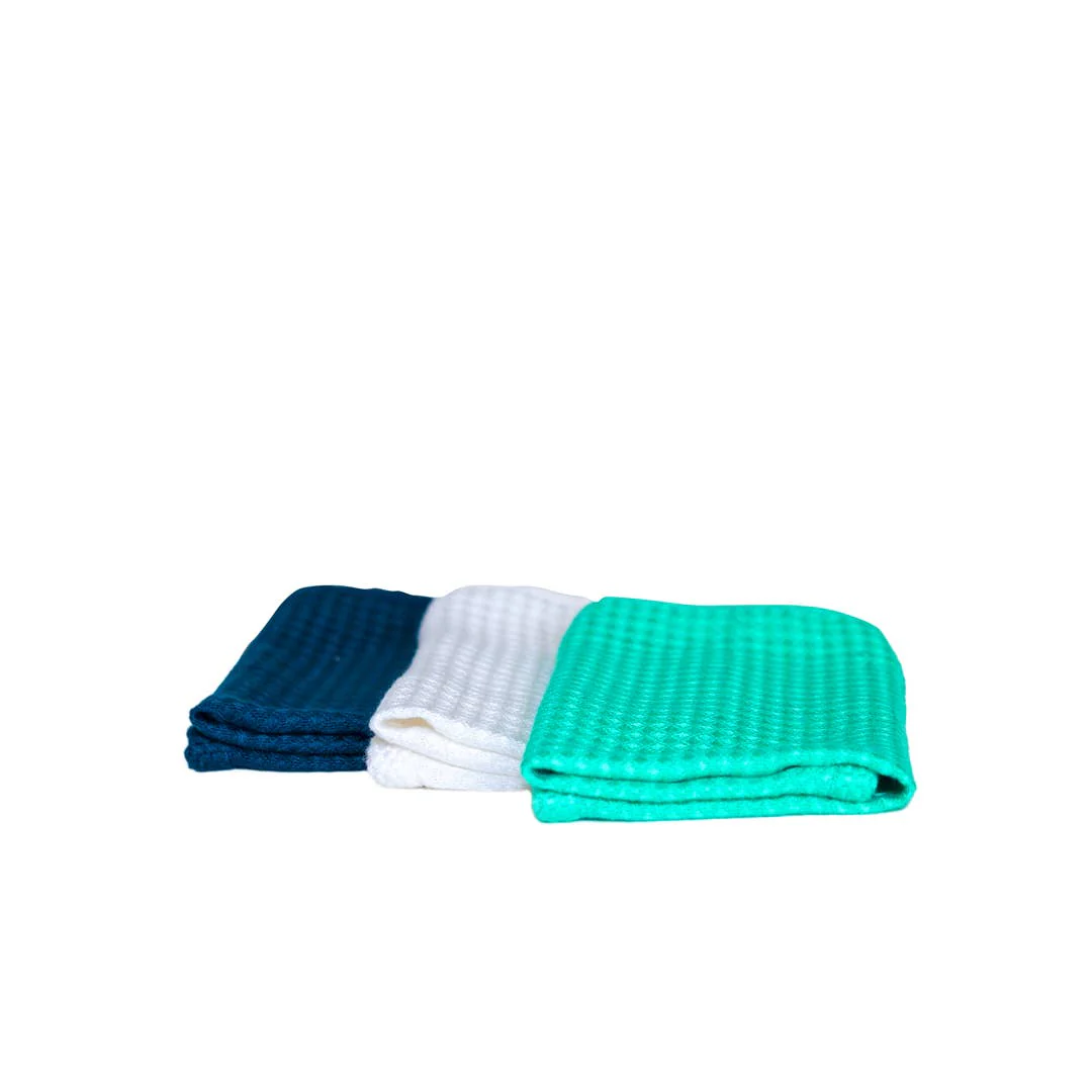 Plastic-Free Bamboo Cleaning Cloths 3-Pack | Reusable All-Purpose Cloths - Image 2