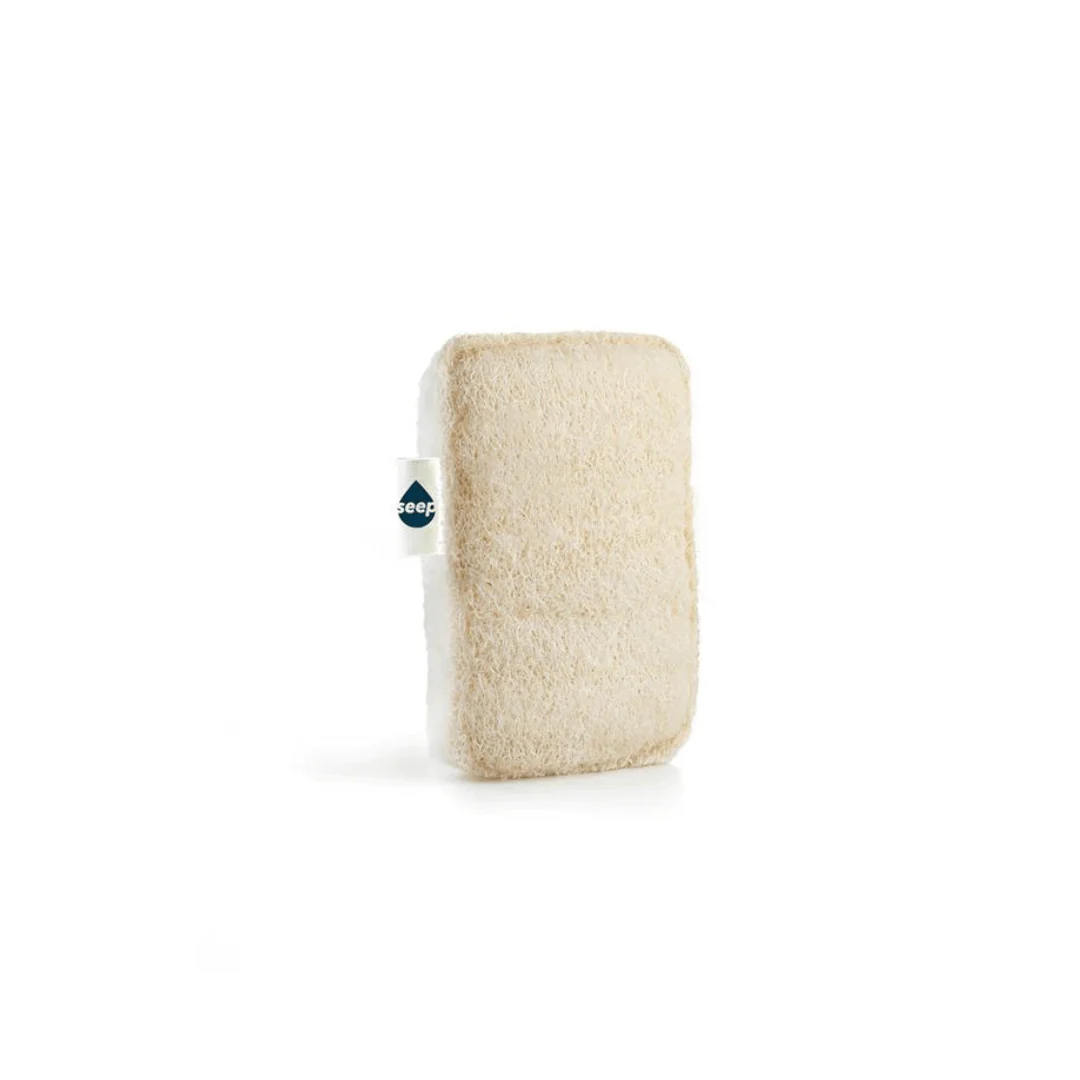 Eco Sponge Scourers 4-Pack | Plastic-Free Cellulose & Loofah Sponges - Image 2