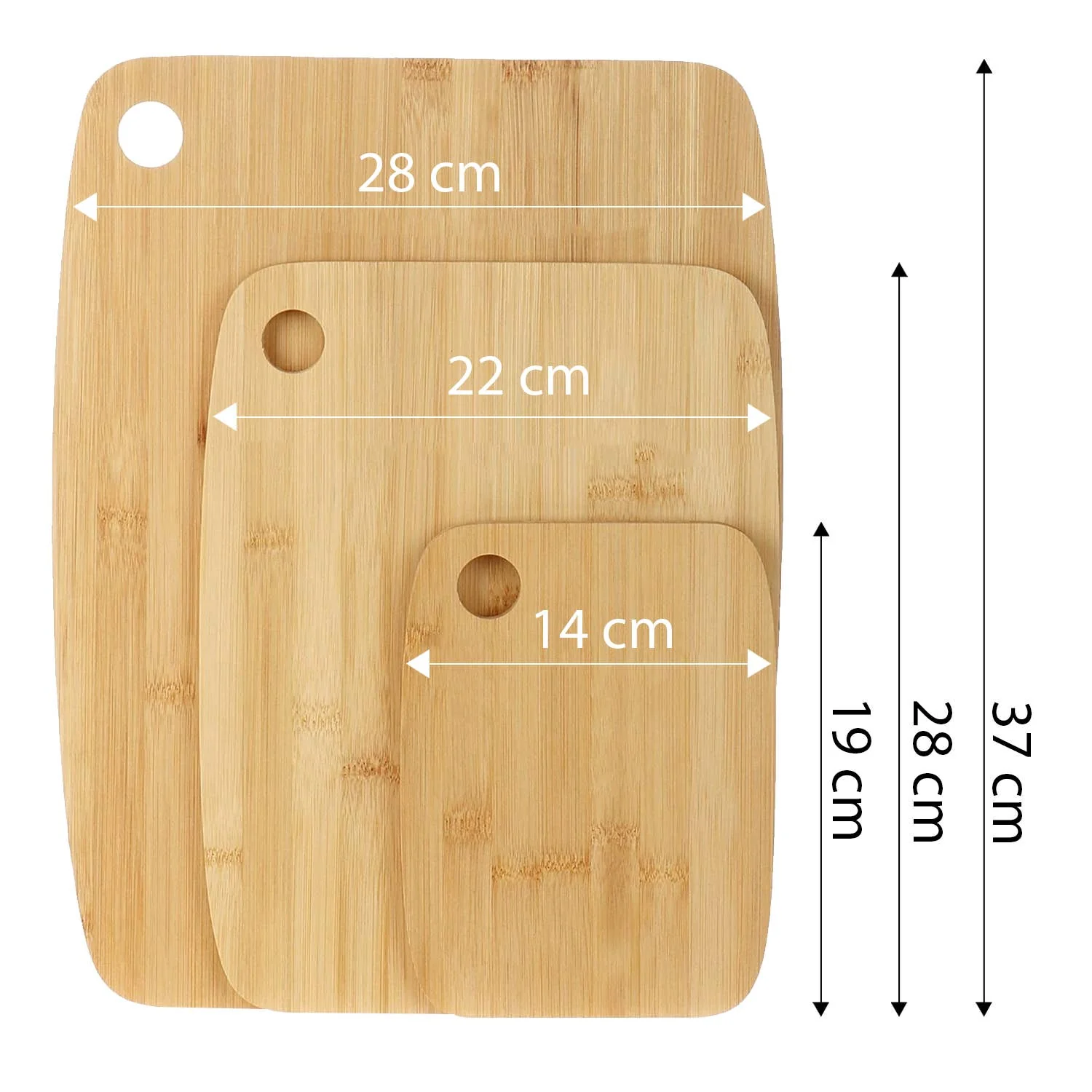 Set of 3 Bamboo Cutting Boards - Image 7
