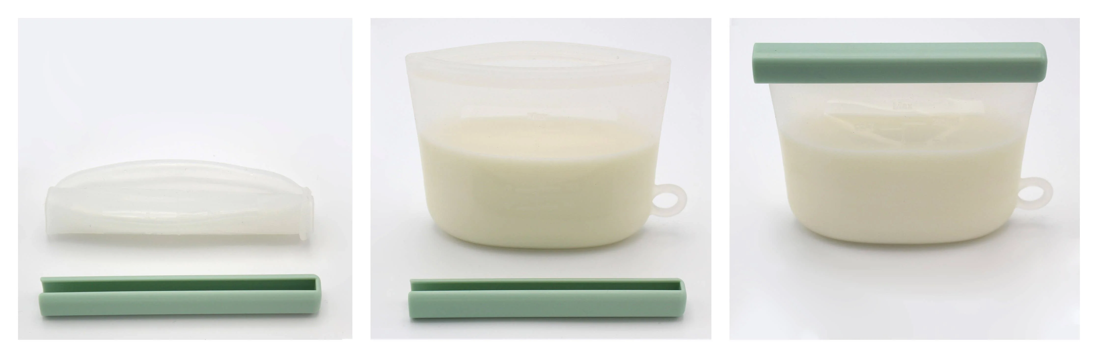 Silicone Breastmilk Storage Bags – Reusable, Leak-Proof (Pack of 5) - Image 4