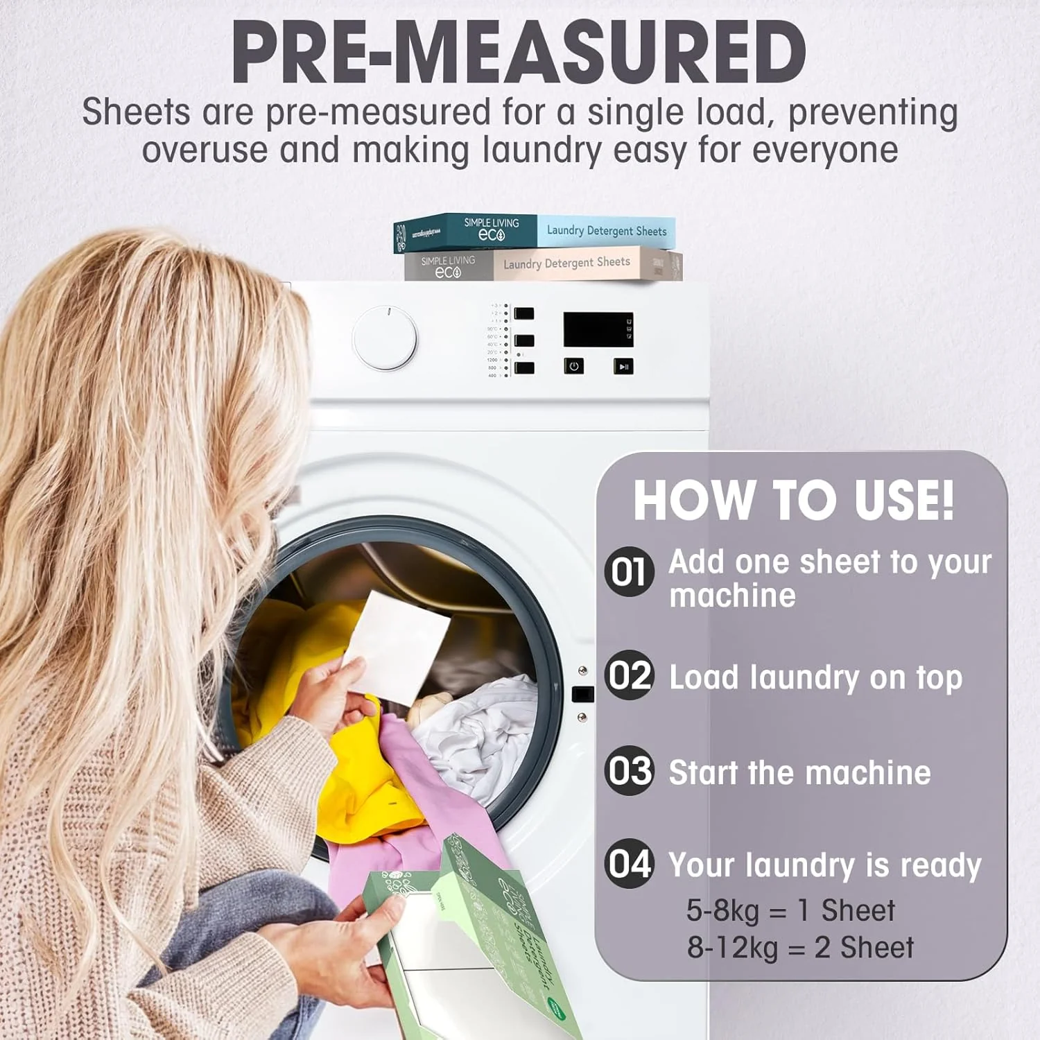 Simple Living Eco Laundry Detergent Sheets | 32 Washes | Made In UK - Image 10