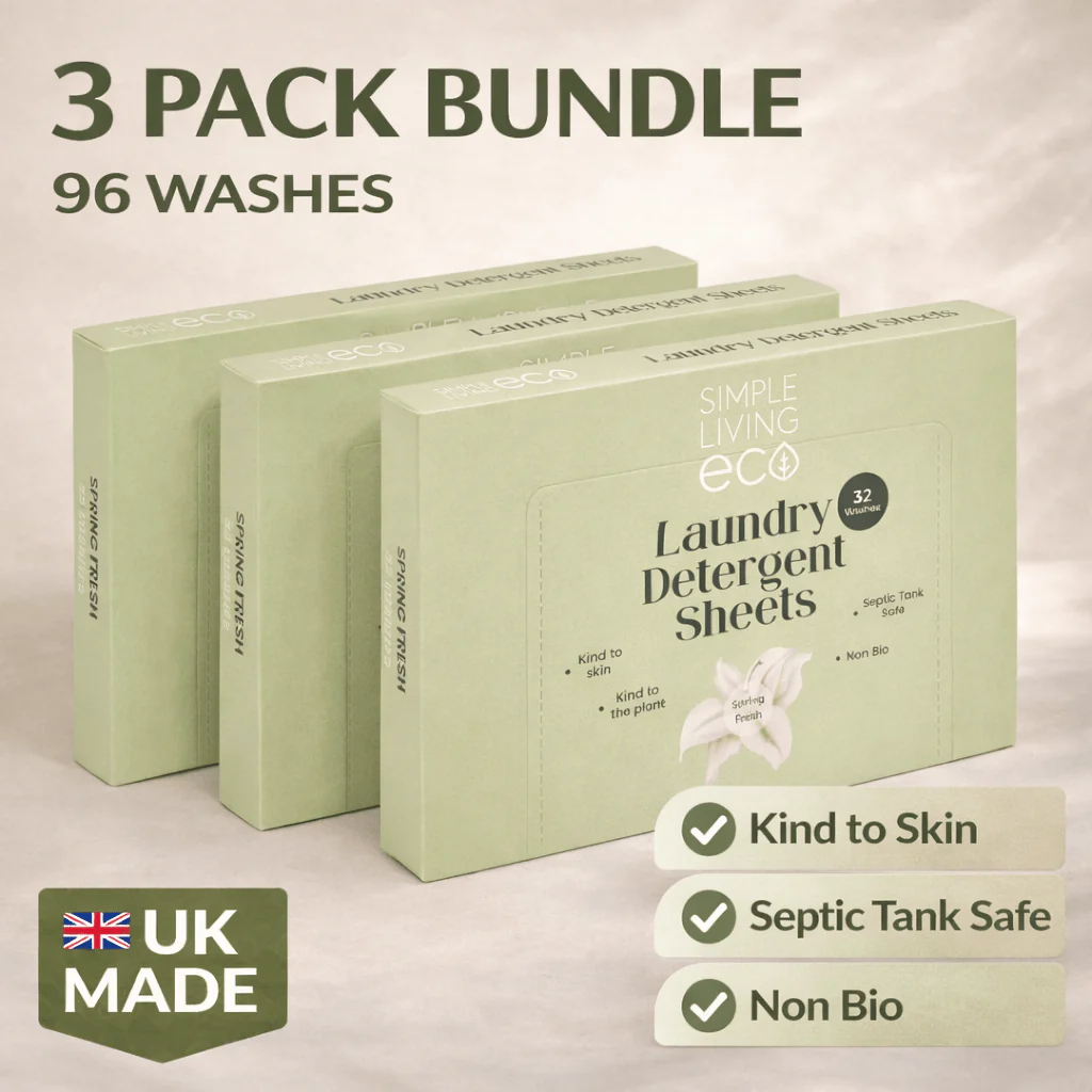 Simple Living Eco Laundry Detergent Sheets | 32 Washes | Made In UK - Image 15