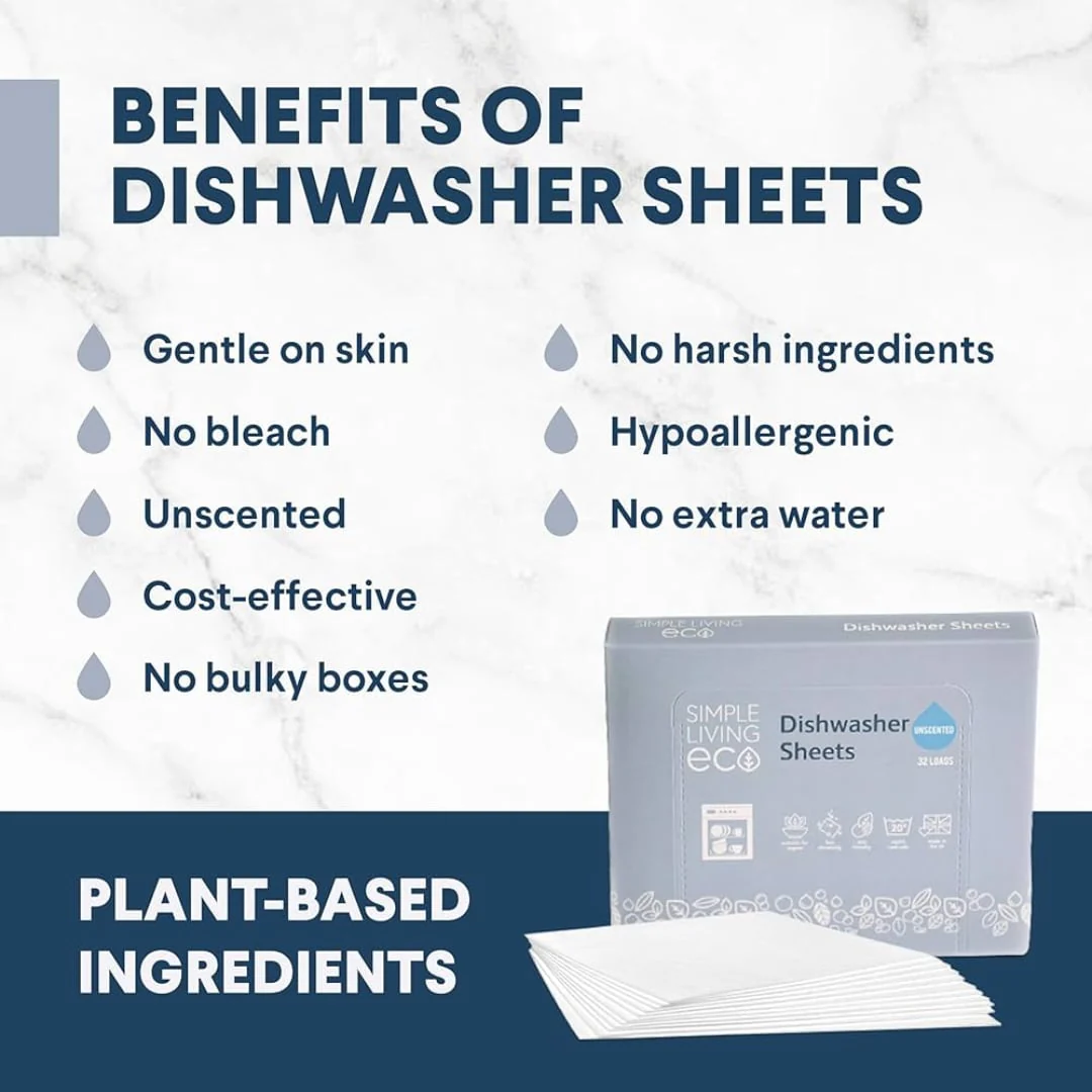 Eco Dishwasher Sheets | 32 Washes - Image 6