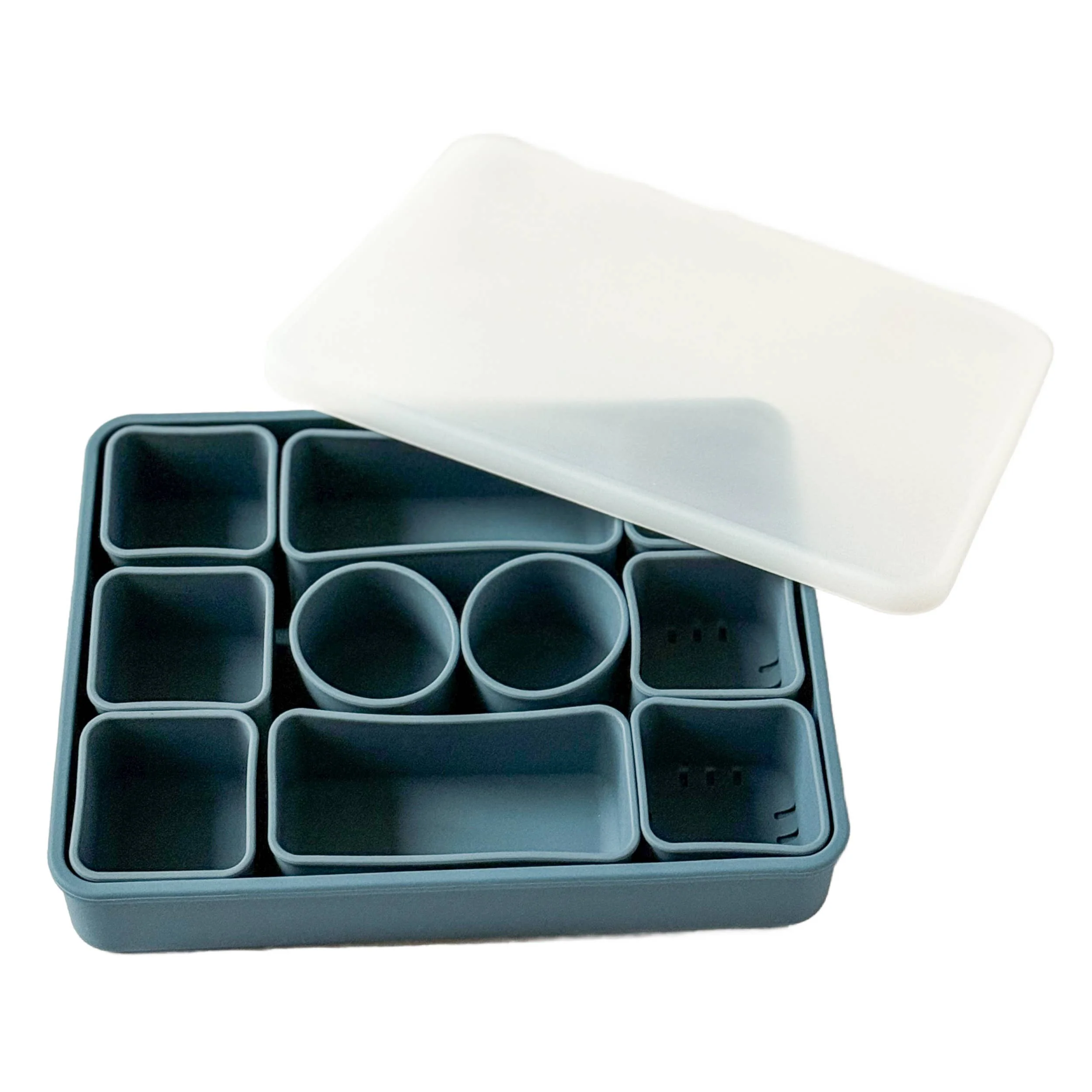 Pick Plates Snackle Box Silicone Snack Box – 10 Compartment Food Container - Image 5