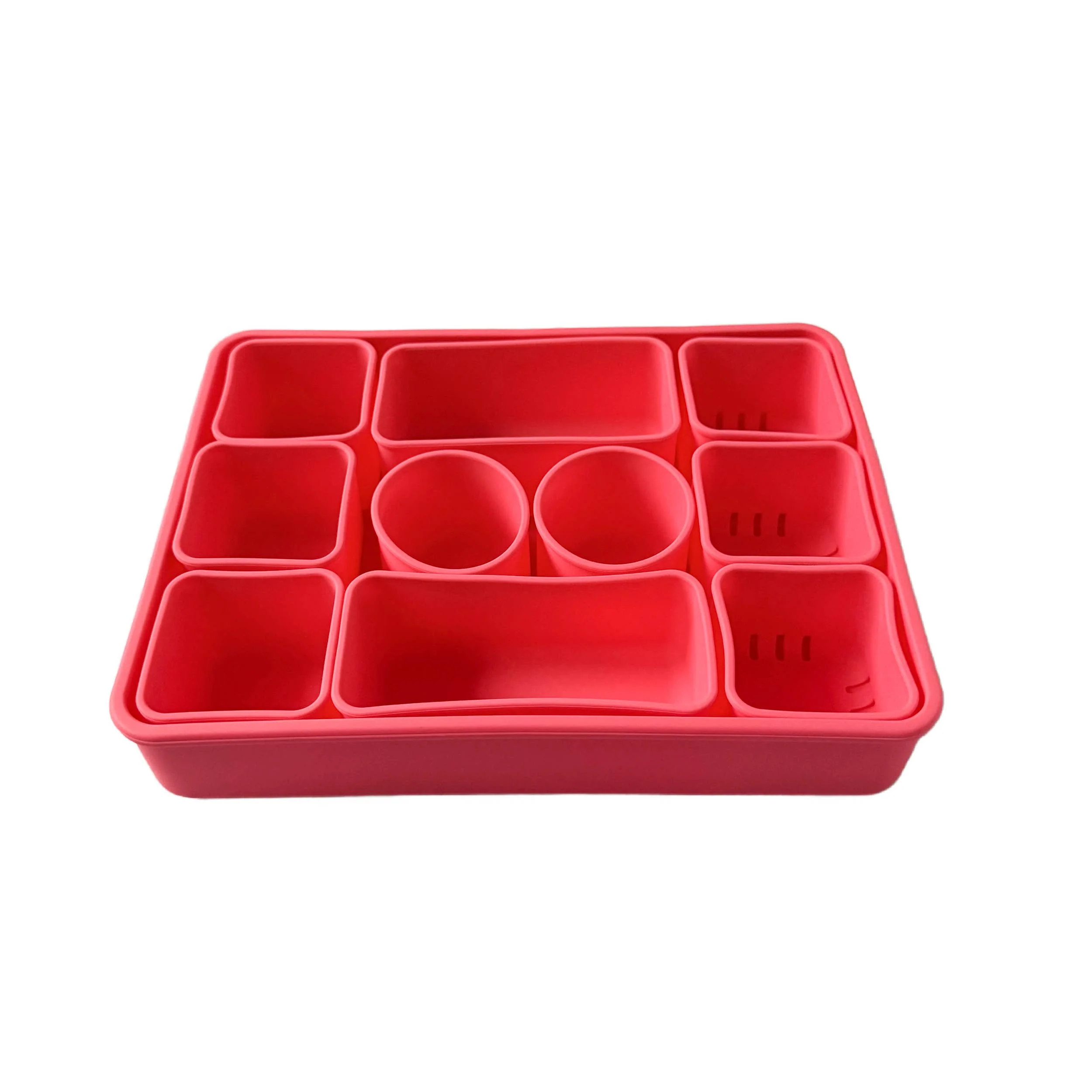Pick Plates Snackle Box Silicone Snack Box – 10 Compartment Food Container - Image 6