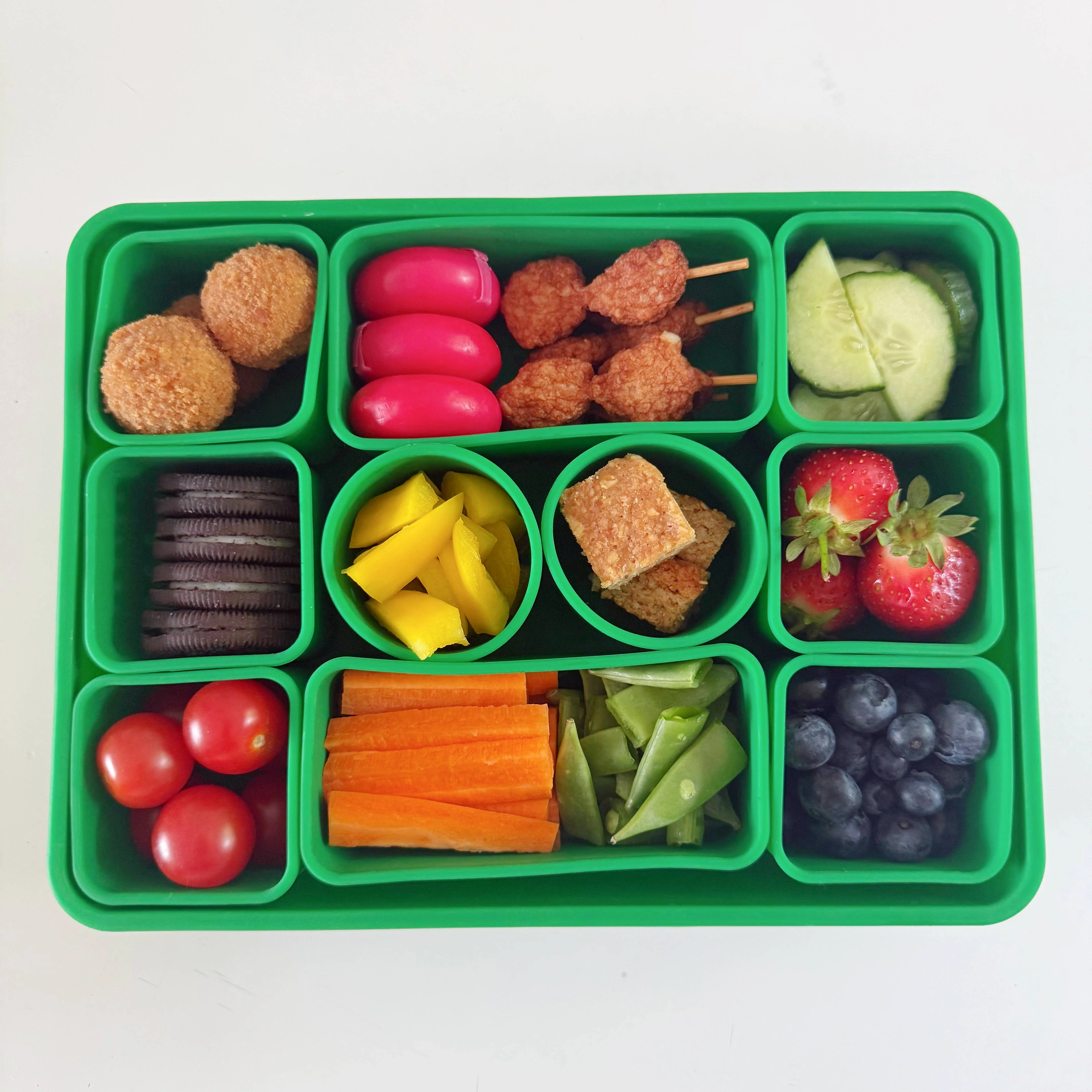 Pick Plates Snackle Box Silicone Snack Box – 10 Compartment Food Container - Image 9