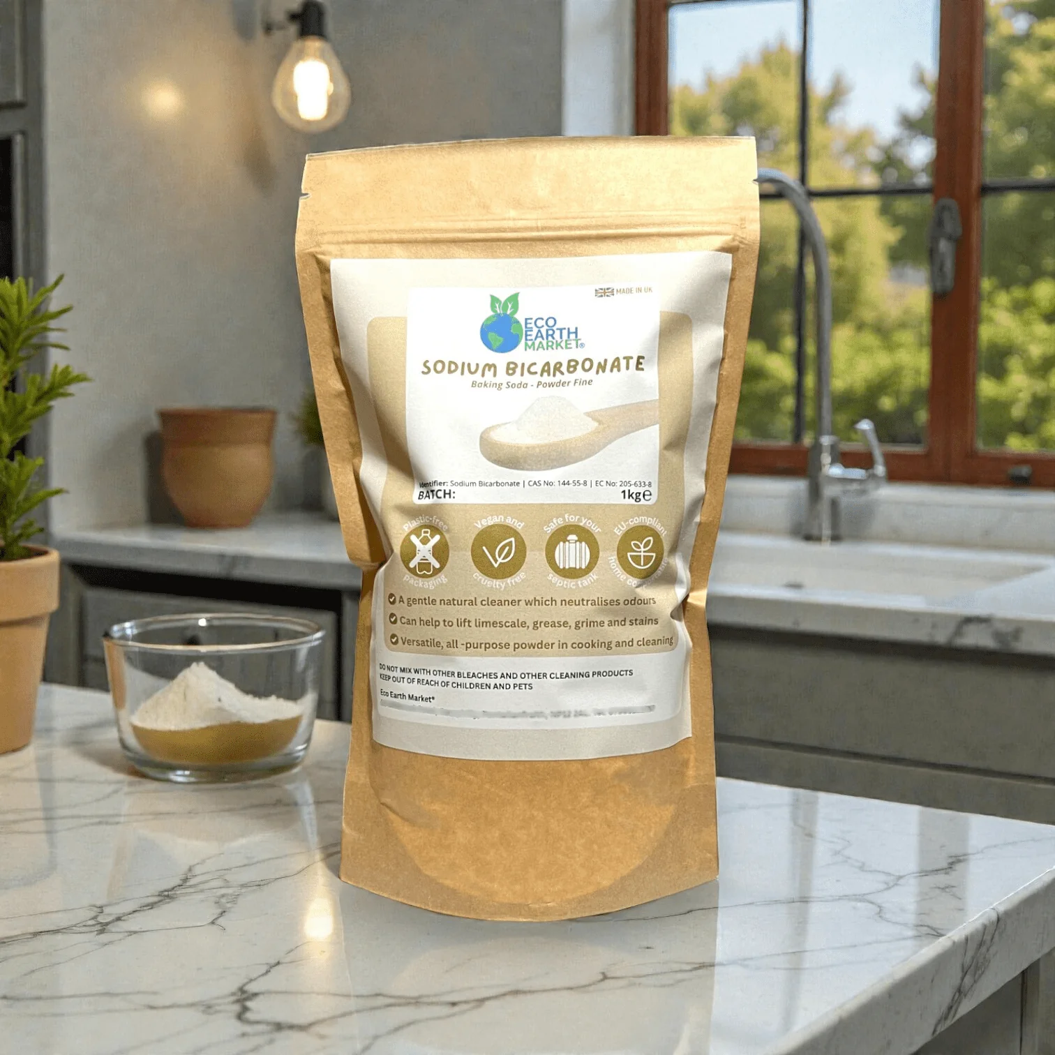 Sodium Bicarbonate 1kg – Food Grade Baking Soda (UK Made) - Image 3