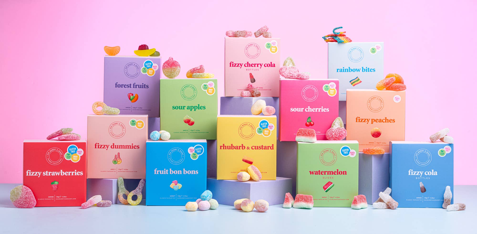 Ask Mummy & Daddy Sour Cherries Gift Box – Sour Cherry Flavoured Sweets - Image 4
