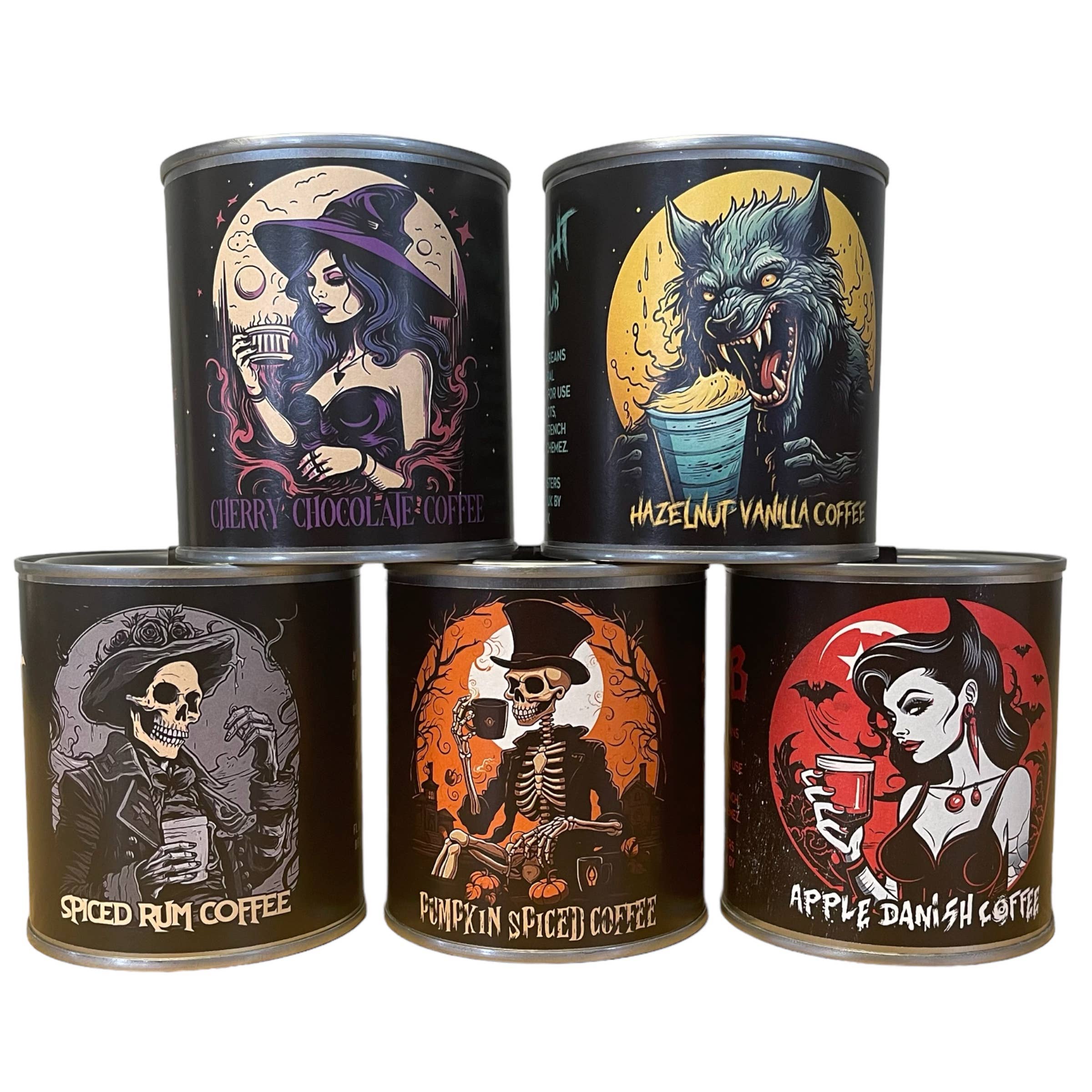 Spiced Rum Flavour Ground Coffee – Skulduggery 100ml Tin - Image 2